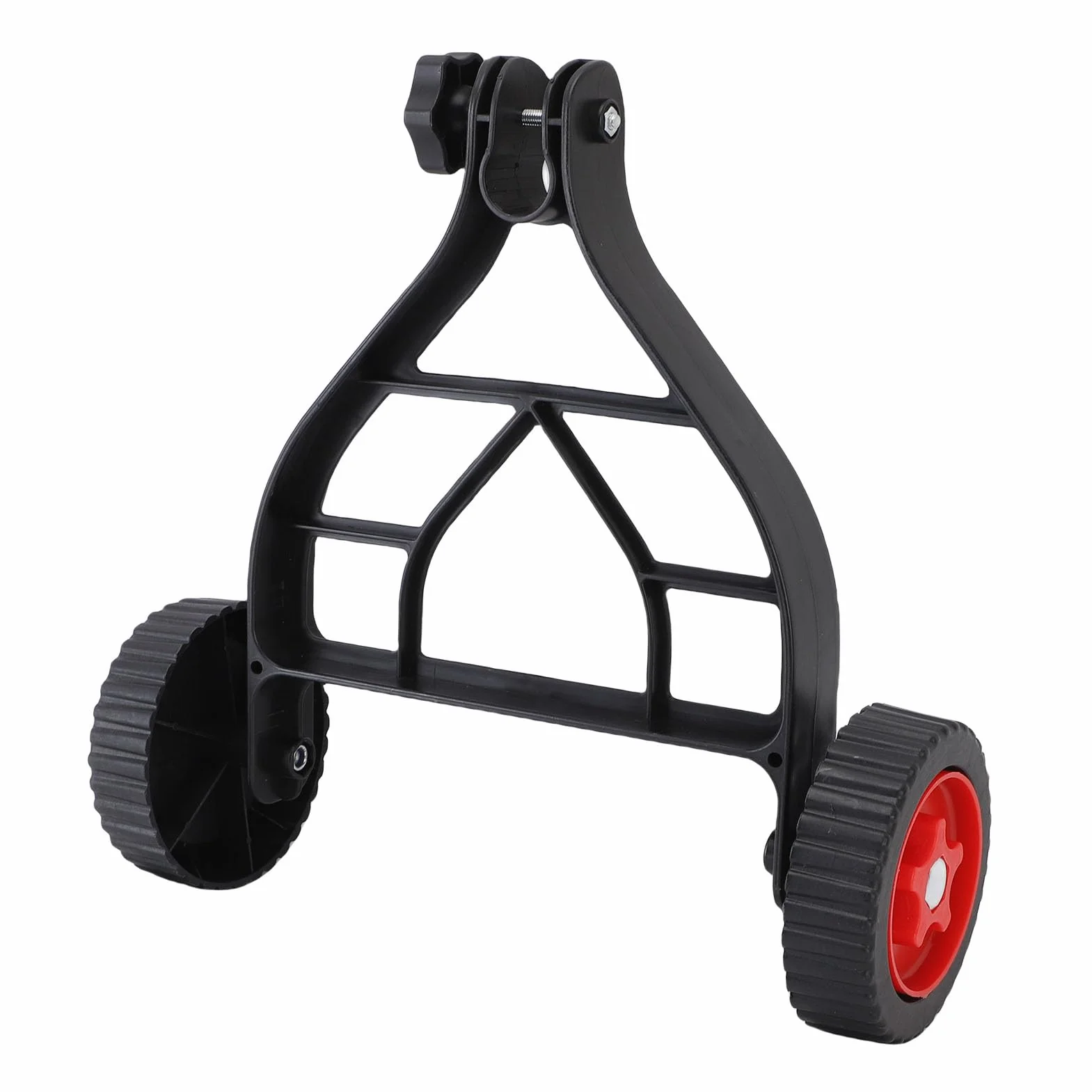Roue de Support Réglable pour Tondeuse, Métal Plastique, Cadre Triangulaire