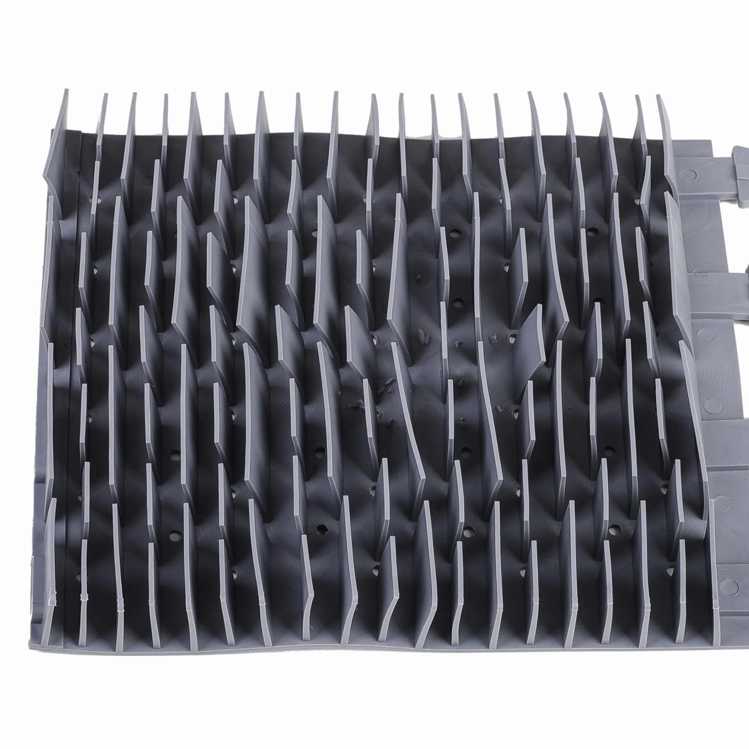 vhbw Brosse Compatible Zodiac RG3200 OT3290 Robot Piscine Caoutchouc 24,7x18x2,8 cm