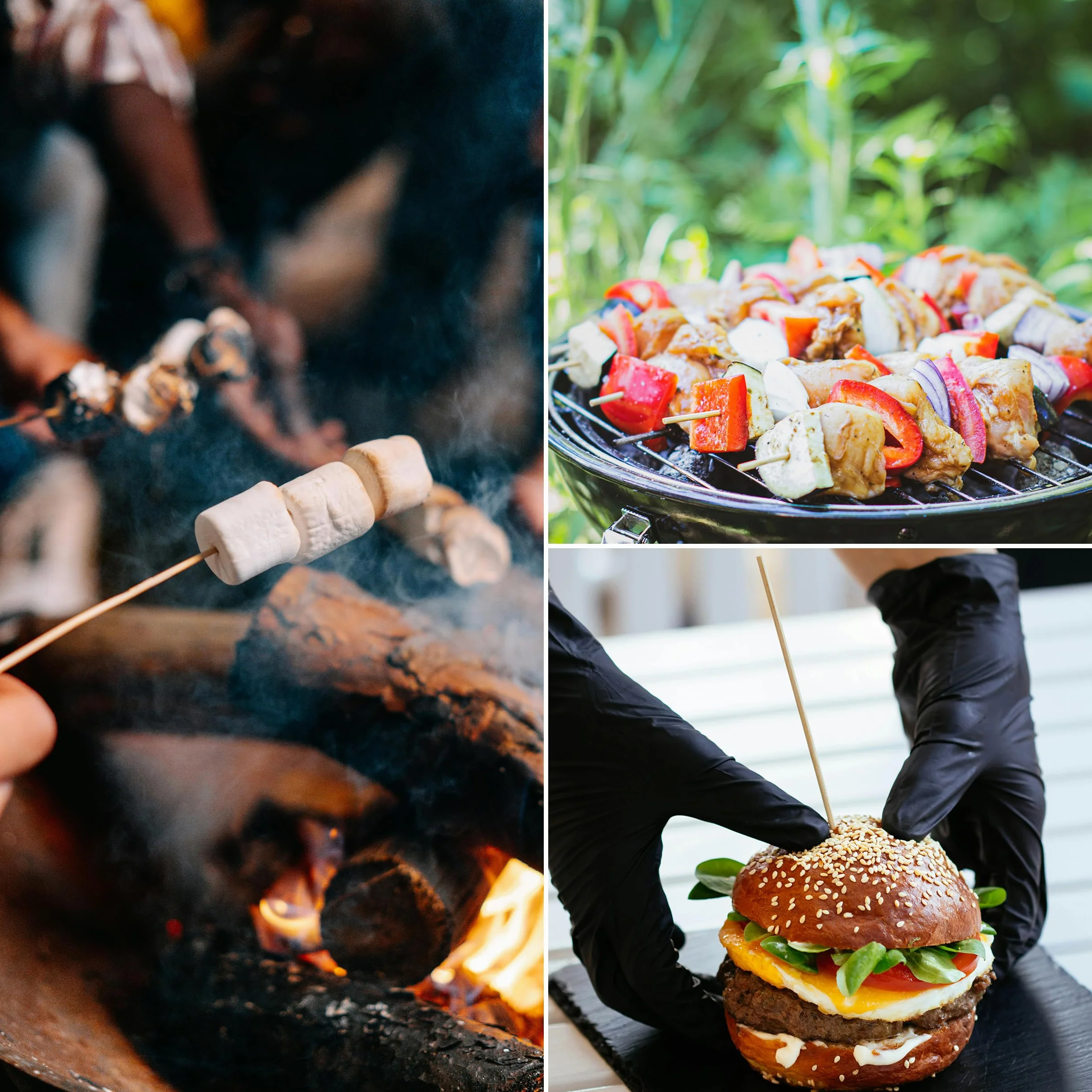 Lot de 100 brochettes en bambou 20 cm pour barbecue