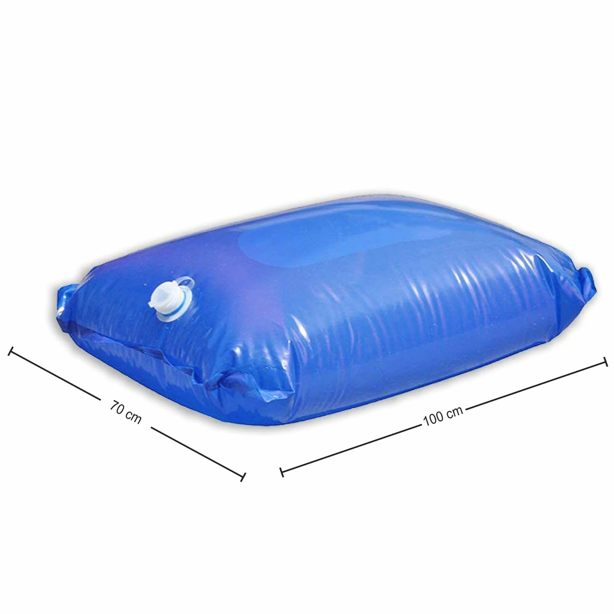 Fishtec Réservoir d'eau Pliable 80 L Antidérapant 100x70 cm Jardin Camping Abreuvement Animaux