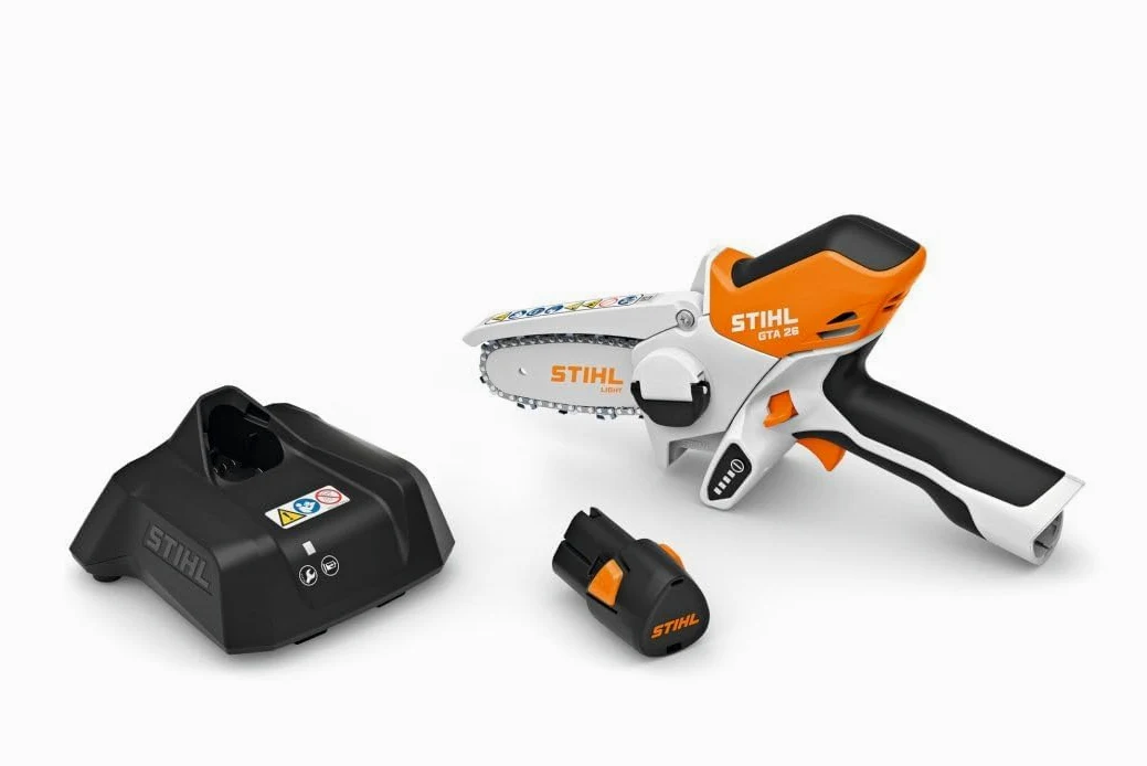 Stihl Coupe-bûches sans fil Alimenté par pile GTA 26 avec batterie AS 2 et chargeur AL 1