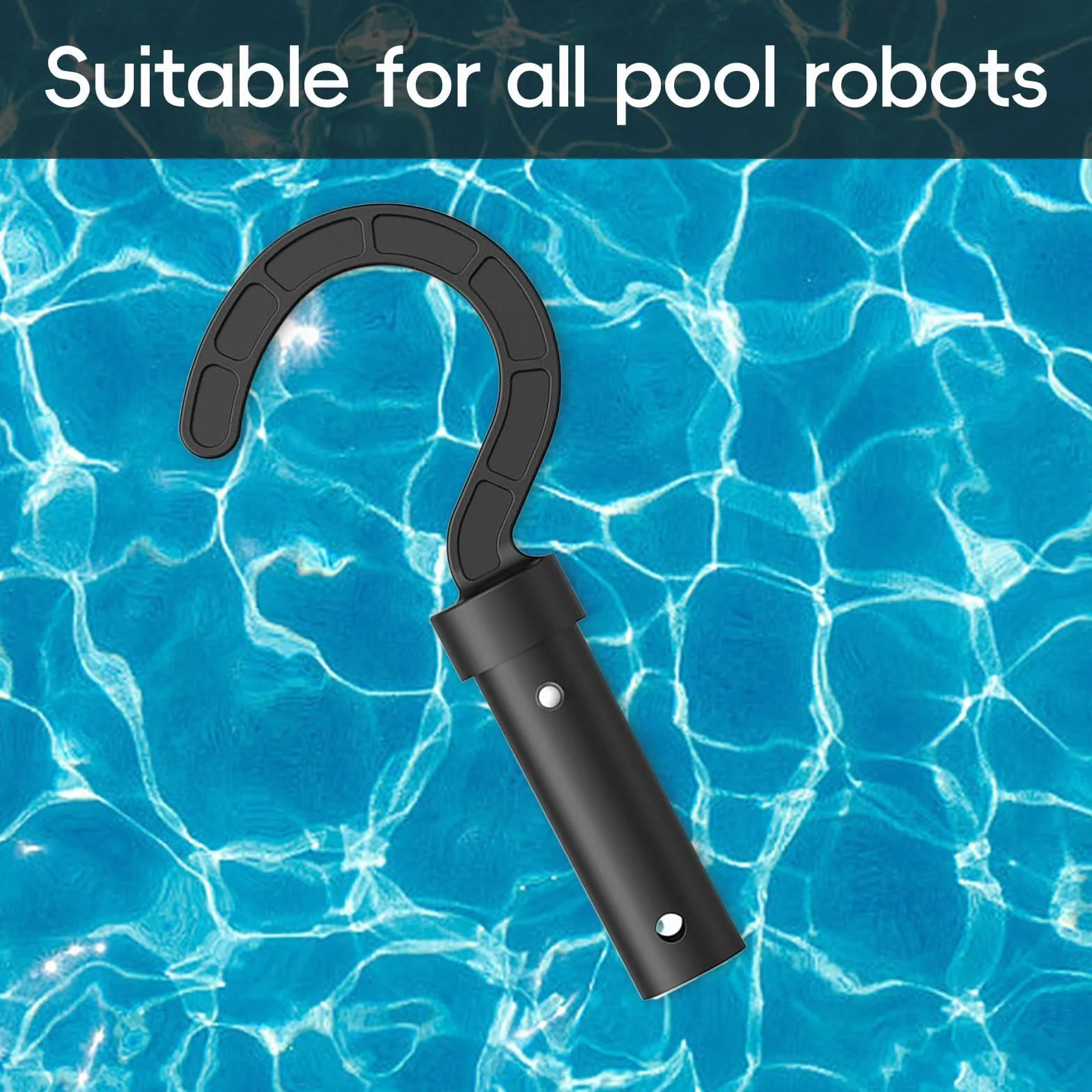 Crochet pour Robot de Piscine, Accessoire de Nettoyage Compatible avec Tous Types de Nettoyeurs