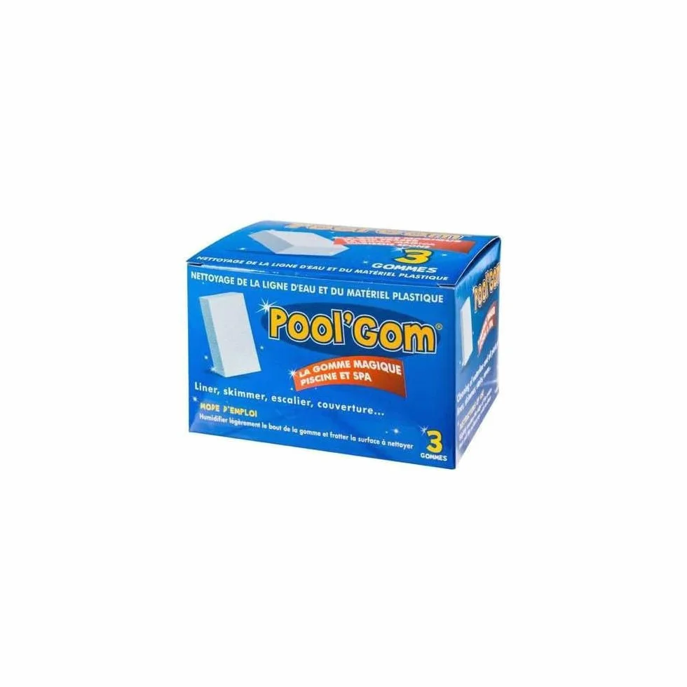Lot de 9 pièces Gomme spéciale nettoyage ligne d'eau piscine Spa
