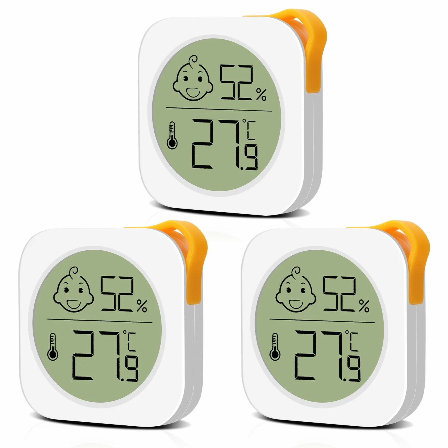 Thermomètres d'intérieur LCD numérique Lot de 3