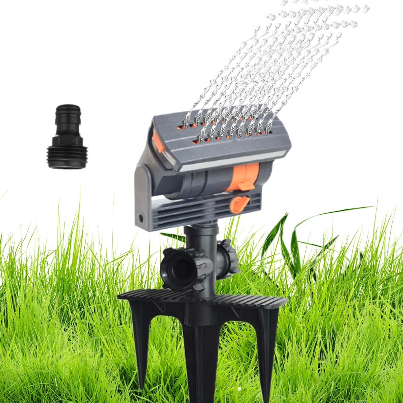 Arroseurs Oscillants De Pelouse Système D'Irrigation | Asperseur De Gazon Jardin Espace Extérieur Sol Parterre De Fleurs Ferme Et Terrasse