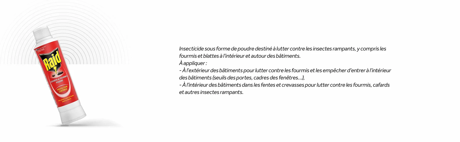 Raid Cafards et Fourmis 250g