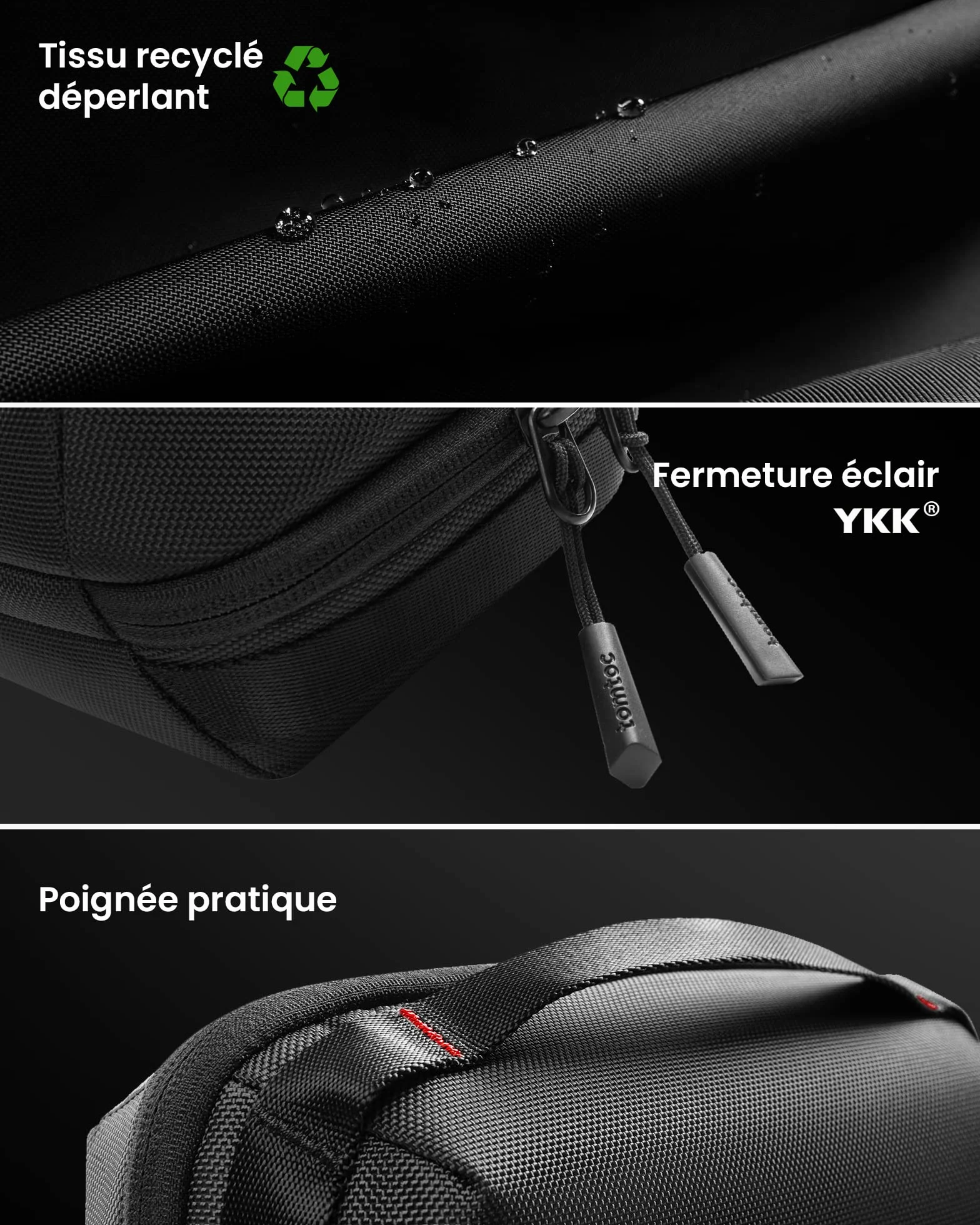 Tomtoc Tech Organizer Bag pour Accessoires Électroniques Adaptateur MacBook