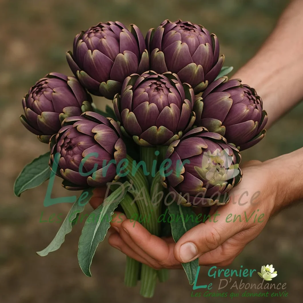 Le Grenier d'Abondance ARTICHAUT Violet de Provence Cynara scolymus 10 graines