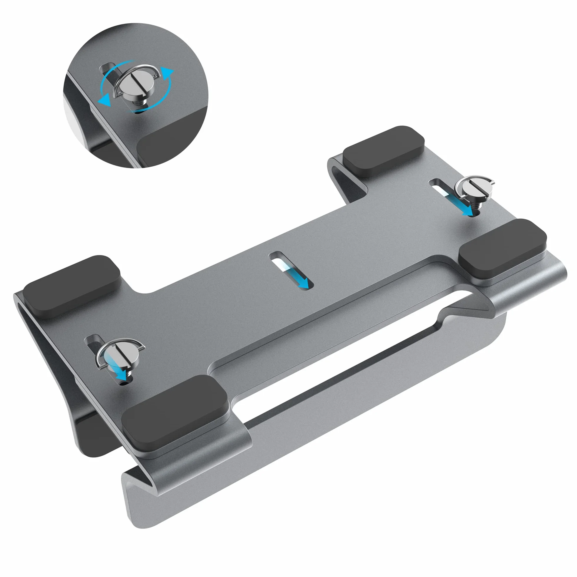 Support Vertical pour Laptop en Aluminium, Fente Réglable 12-42mm, Rangement Gain de Place pour MacBook