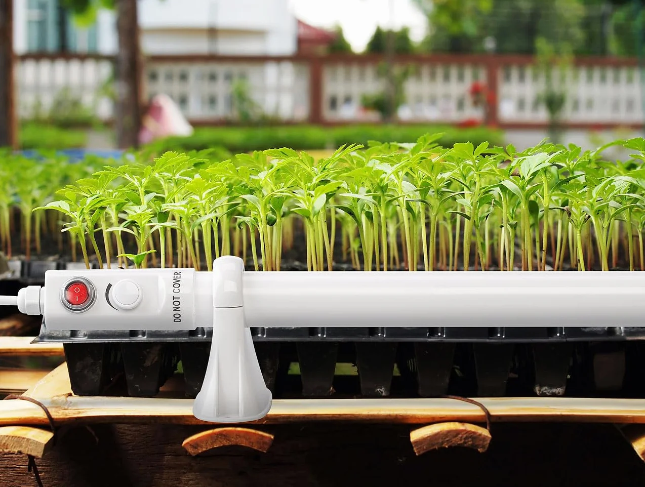 Royal Gardineer radiateurs tubulaires électriques 55 W pour serre de jardin