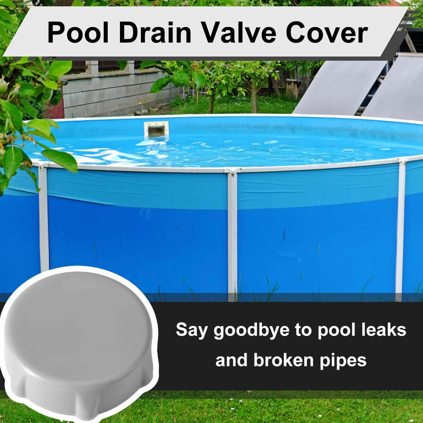 Bouchon Vidange Piscine Remplacement Compatible avec Coleman Piscines P01006