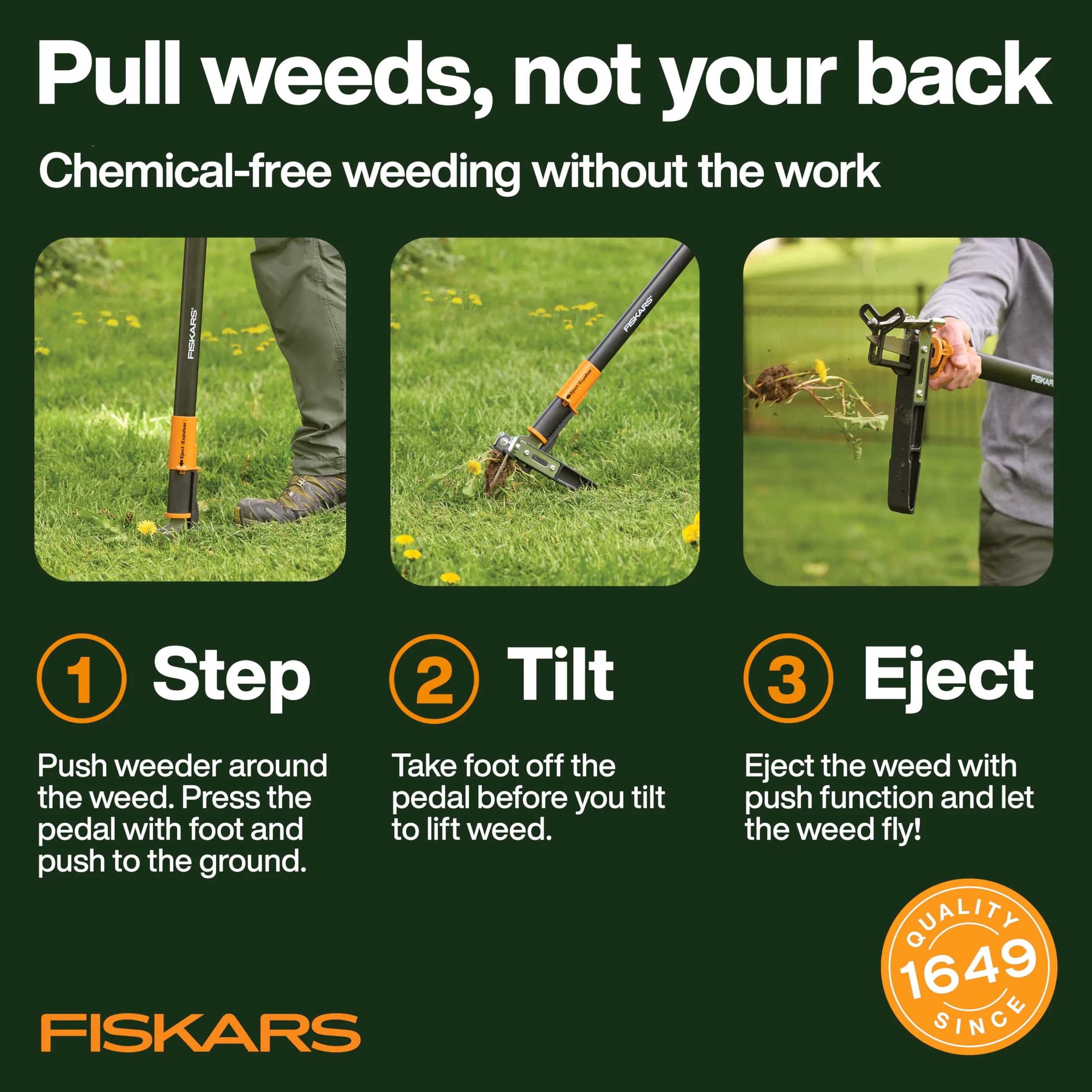 Fiskars 3 Claw Garden Weeder