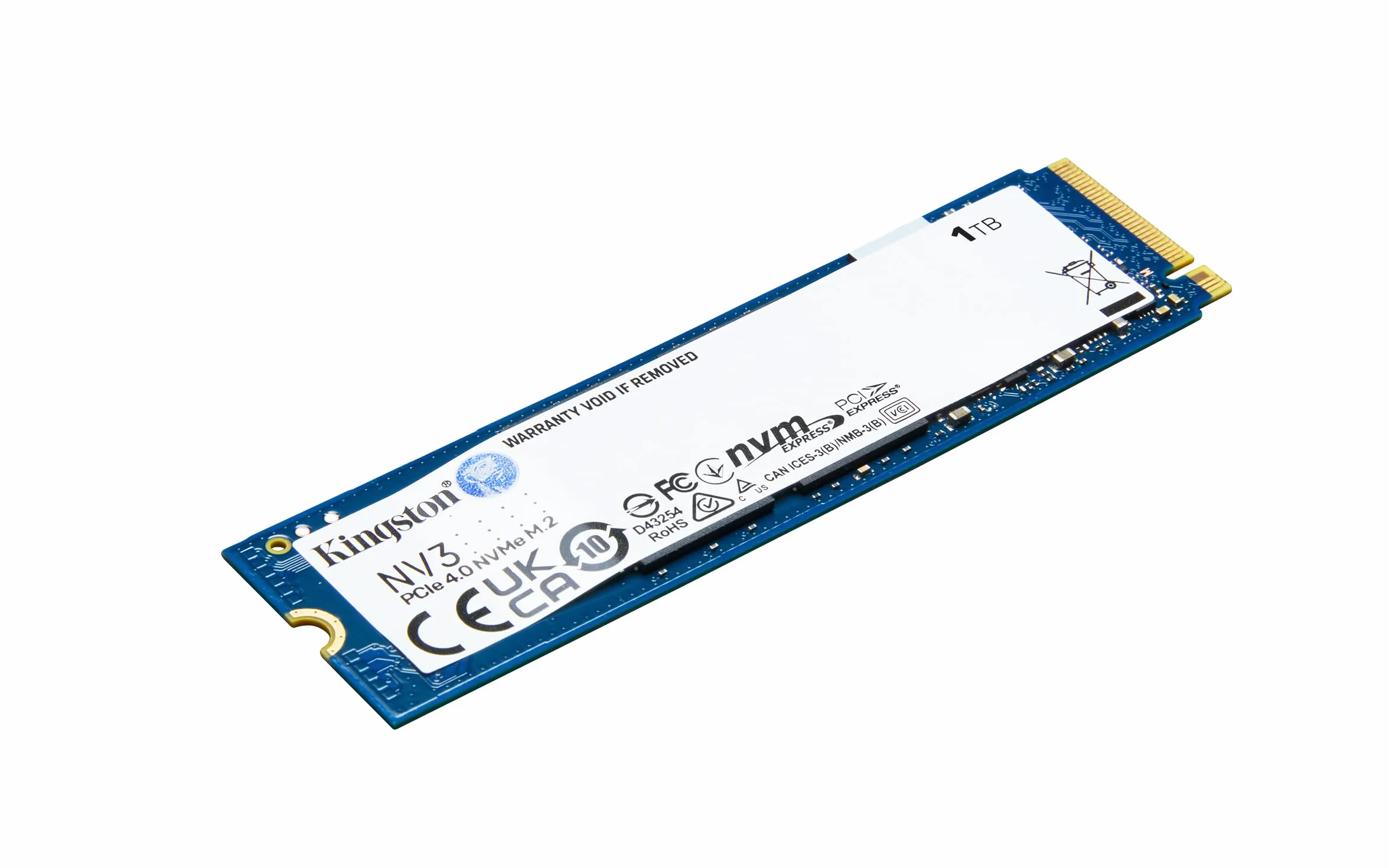 Kingston NV3 NVMe PCIe 4.0 SSD 1TB M.2 2280