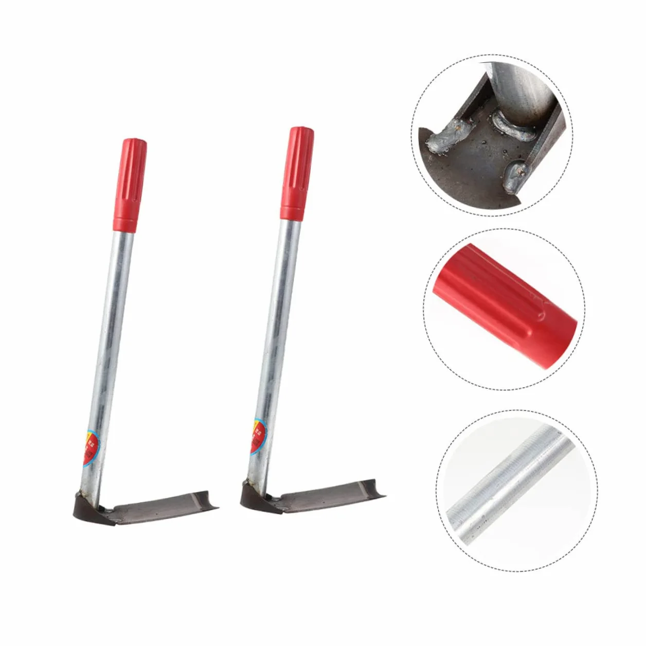 BESPORTBLE Mini Houes de Jardin Houe à Main en Acier Inoxydable Lot de 2 pour Ameublir le Sol et Désherber , pour Jardin et Bonsaï | Houe à Désherber, Petite Houe pour Bonsaï et Terre, Usage Bureau ou École