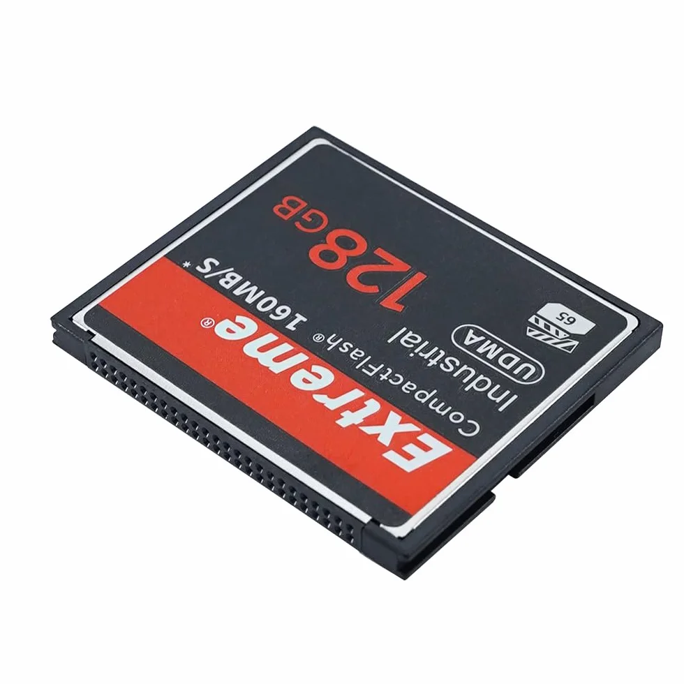 Carte mémoire flash compacte 128 Go pour photographe professionnel