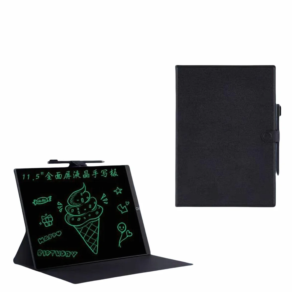 EMEBAY Tablette d'écriture LCD 11,5" Ultra Mince 3.2 mm Bloc-Notes numérique effaçable