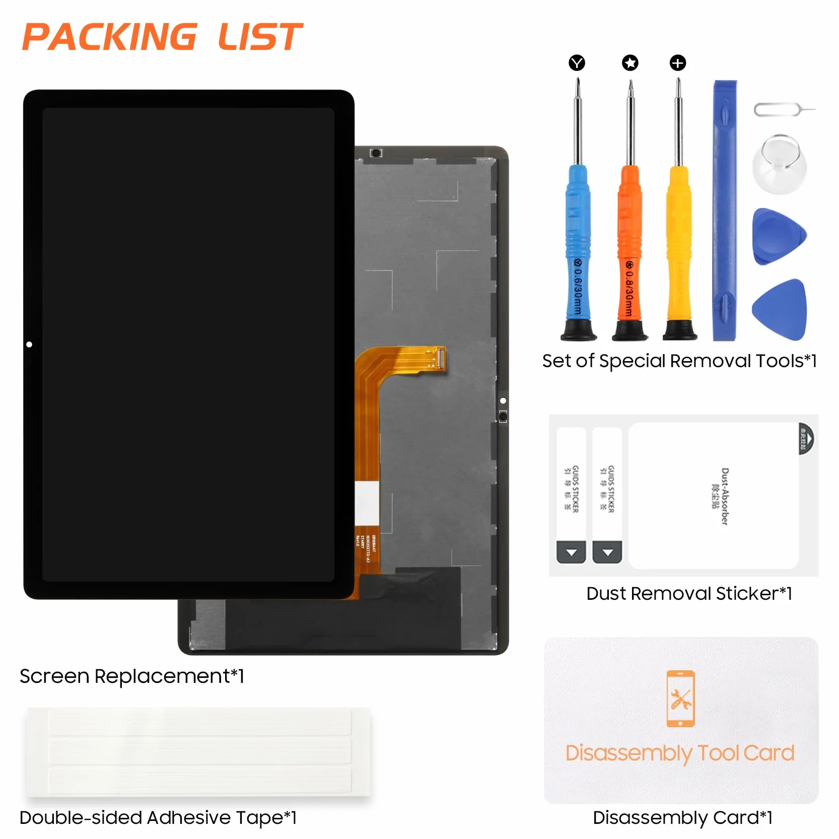 Écran LCD Samsung Galaxy Tab A9+ X210 SM-X210 SM-X215 10,9" Noir Réparation