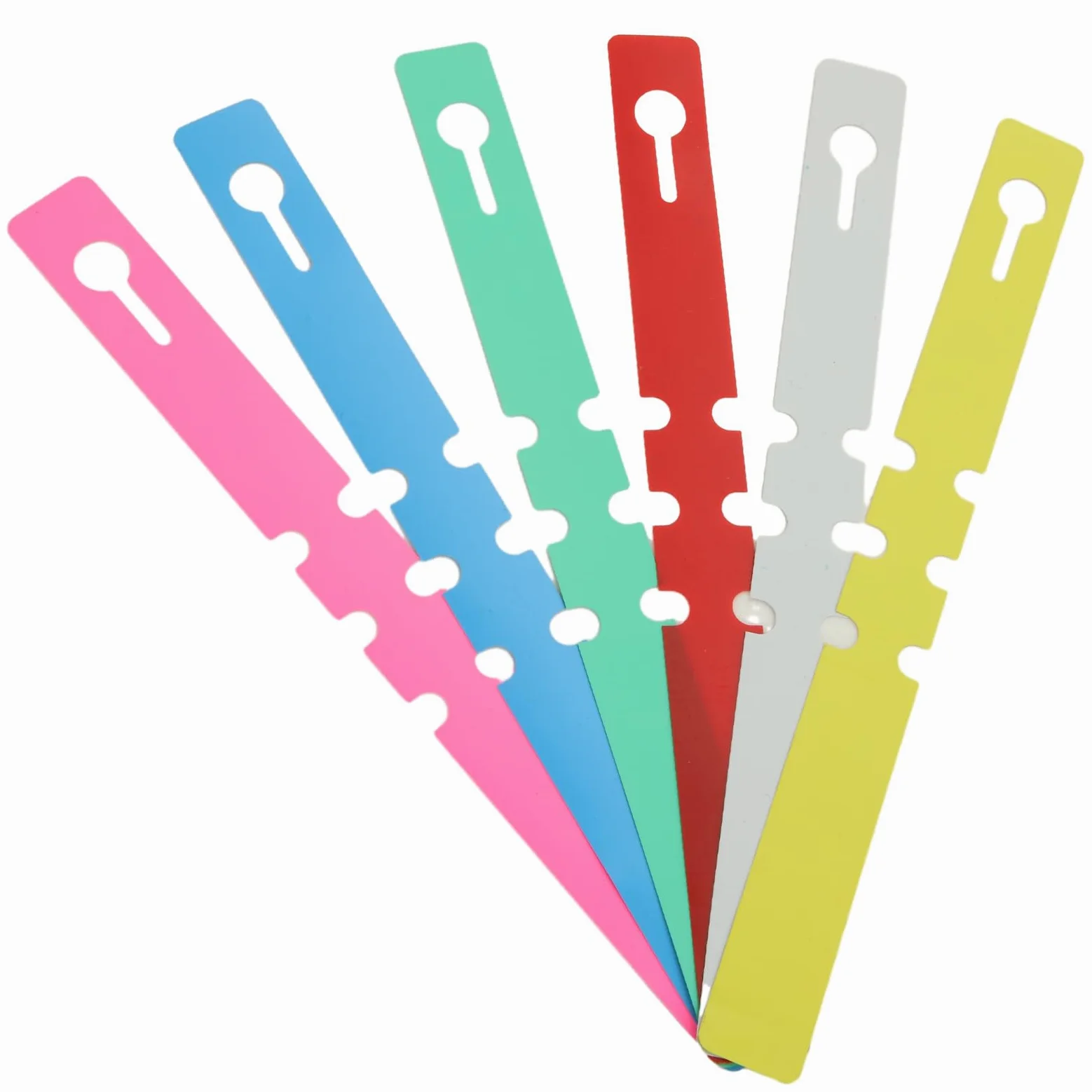 DAJAVE Lot de 1200 étiquettes d'arbre en plastique de 6 couleurs, 20,3 cm à enrouler autour des plantes à suspendre, étiquettes de jardin étanches pour jardin