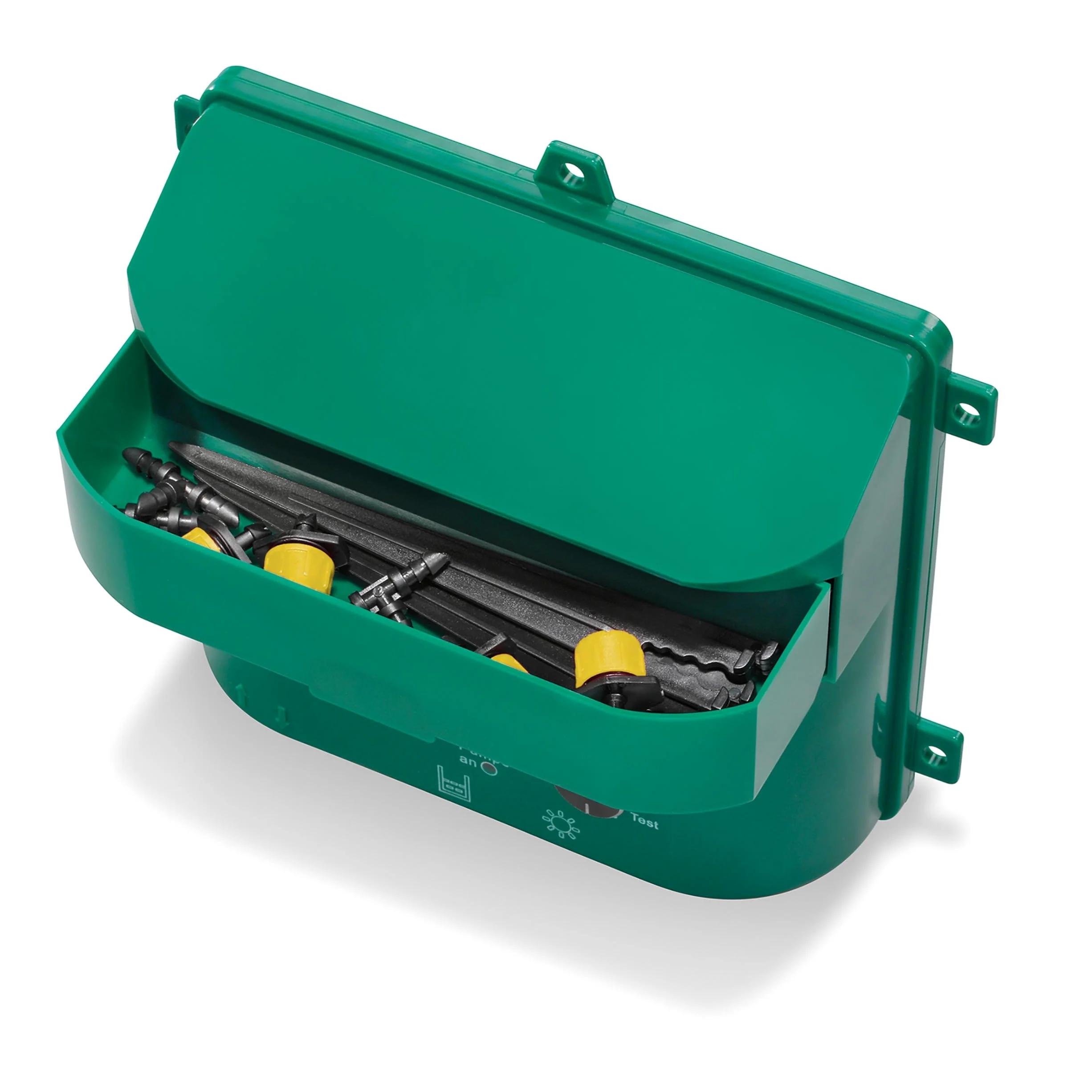 Esotec 101100 Kit complet d'arrosage/Système d'irrigation solaire complet avec 15 goutte-à-goutte