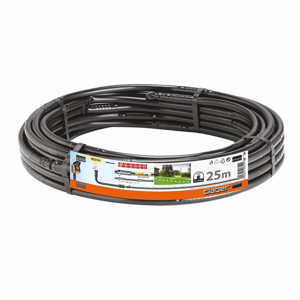 Claber Tuyau goutteur 13-16 25 m auto-régulant 2,1 l/h