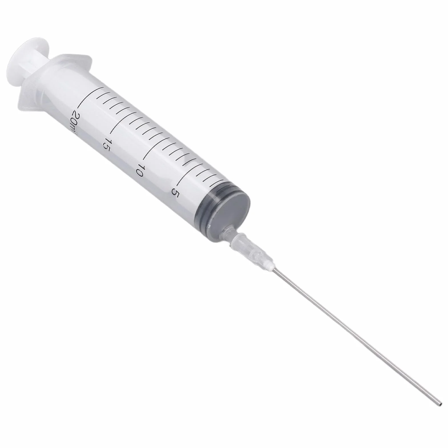 Vikye Imprimantes D'injection D'encre Seringue 20 Ml avec Aiguille Plate 10 Cm pour PP et Acier Inoxydable