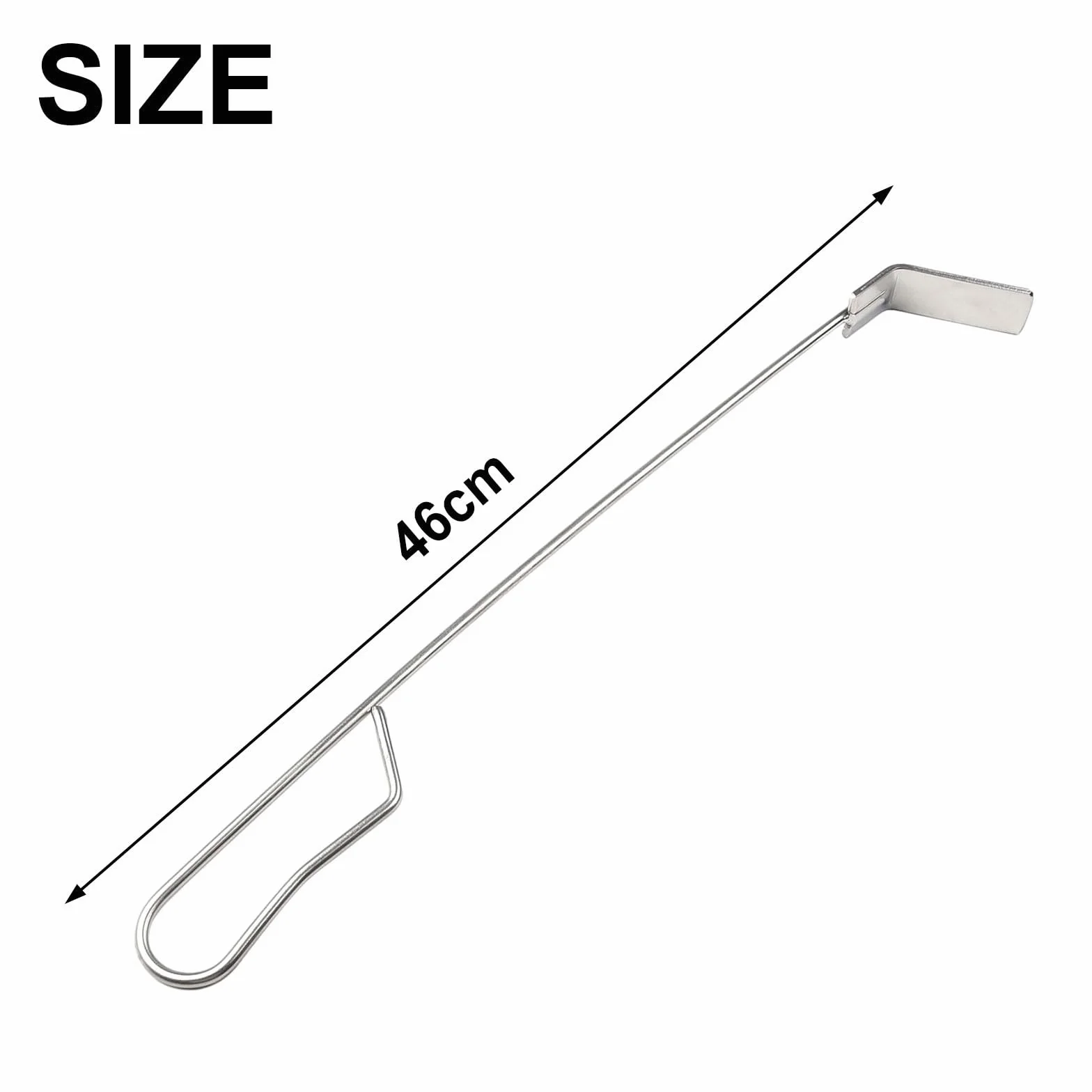 Kamado Joe Outil de retrait de cendres en acier inoxydable 45,7 cm avec poignée en métal