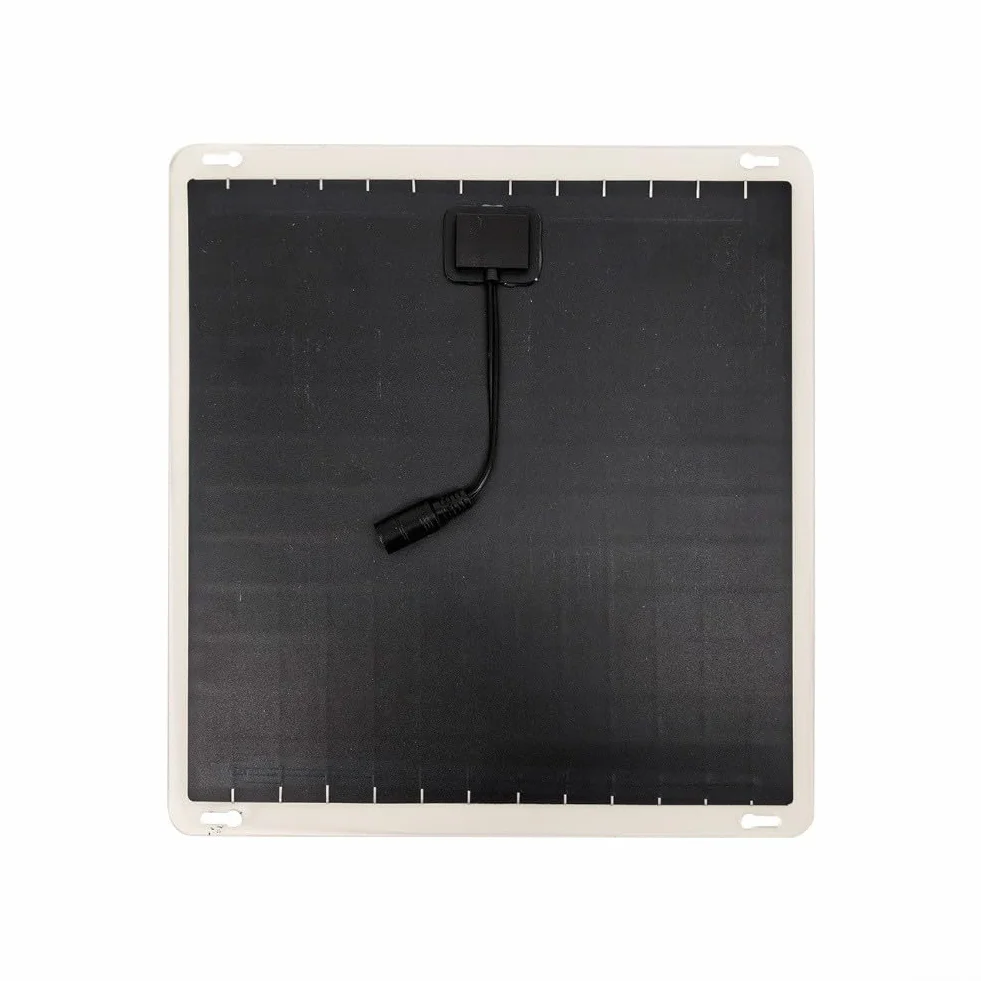 Chauffage à panneau solaire 10 W pour voiture Ventilateur portable contrôle température compact