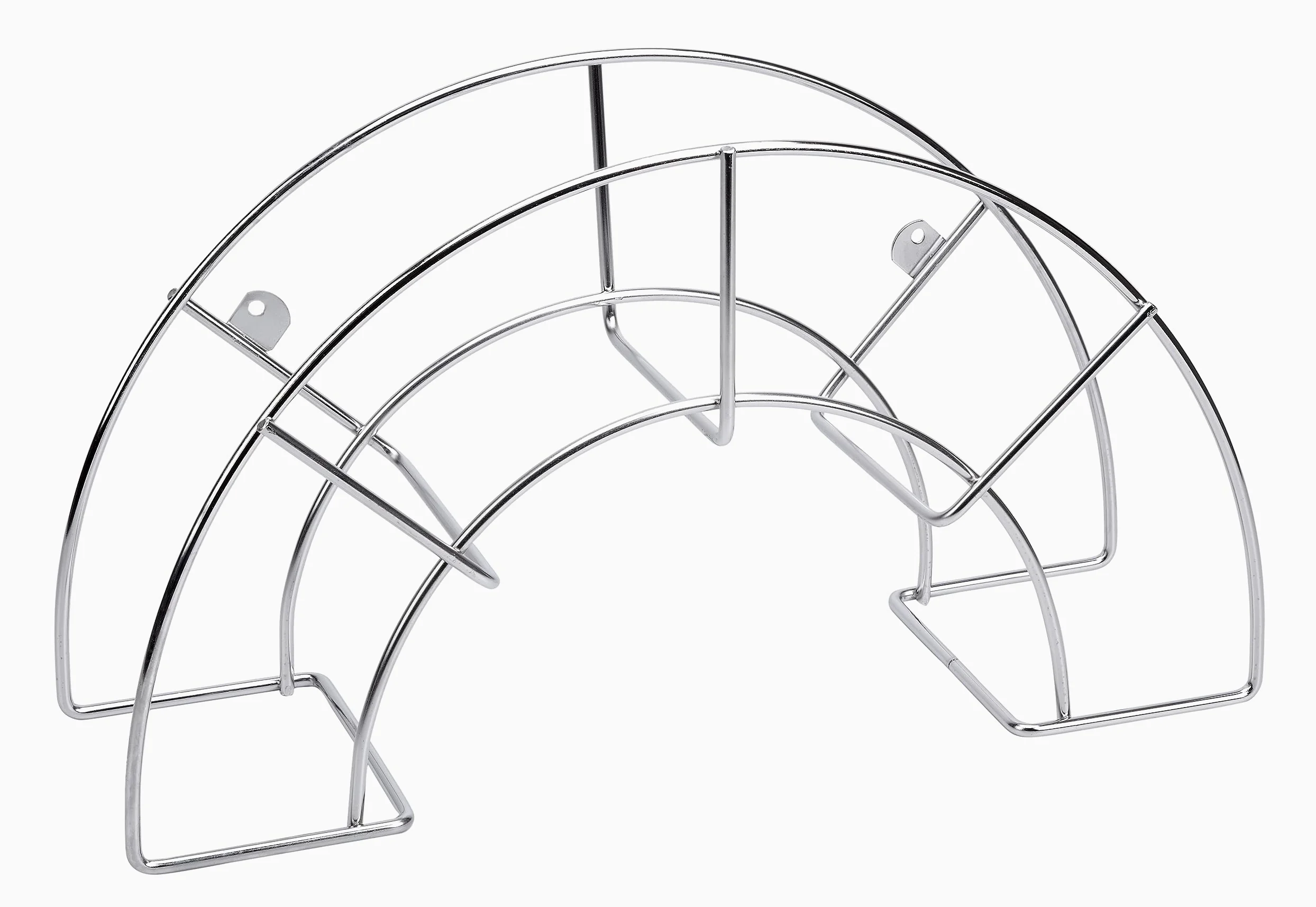 Sauvic 03303 Support pour Tuyau d'Arrosage Inoxydable Grand 46 x 15 x 26 cm