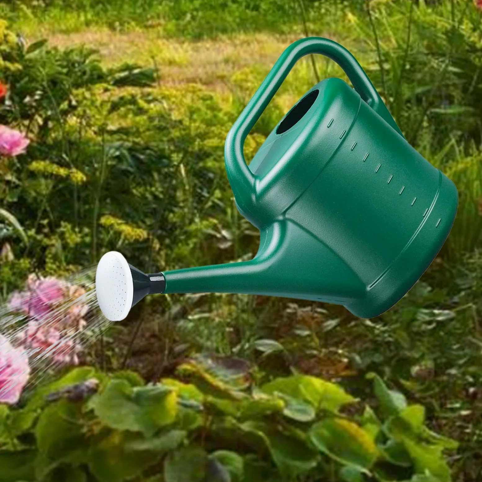 Homyl Arrosoir Doté d'un Bec Long Buse Détachable Poignée Confortable Matériau PP Étanche Adapté à L'Arrosage des Plantes D'Intérieur et Extérieur Fleurs Lé, 10l