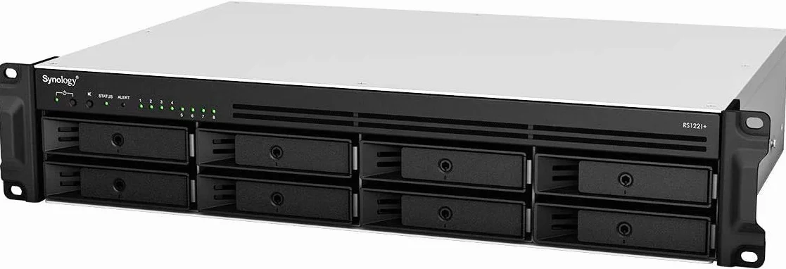 Synology RackStation RS1221+ Serveur NAS Rack 2U Ethernet LAN Noir V1500B