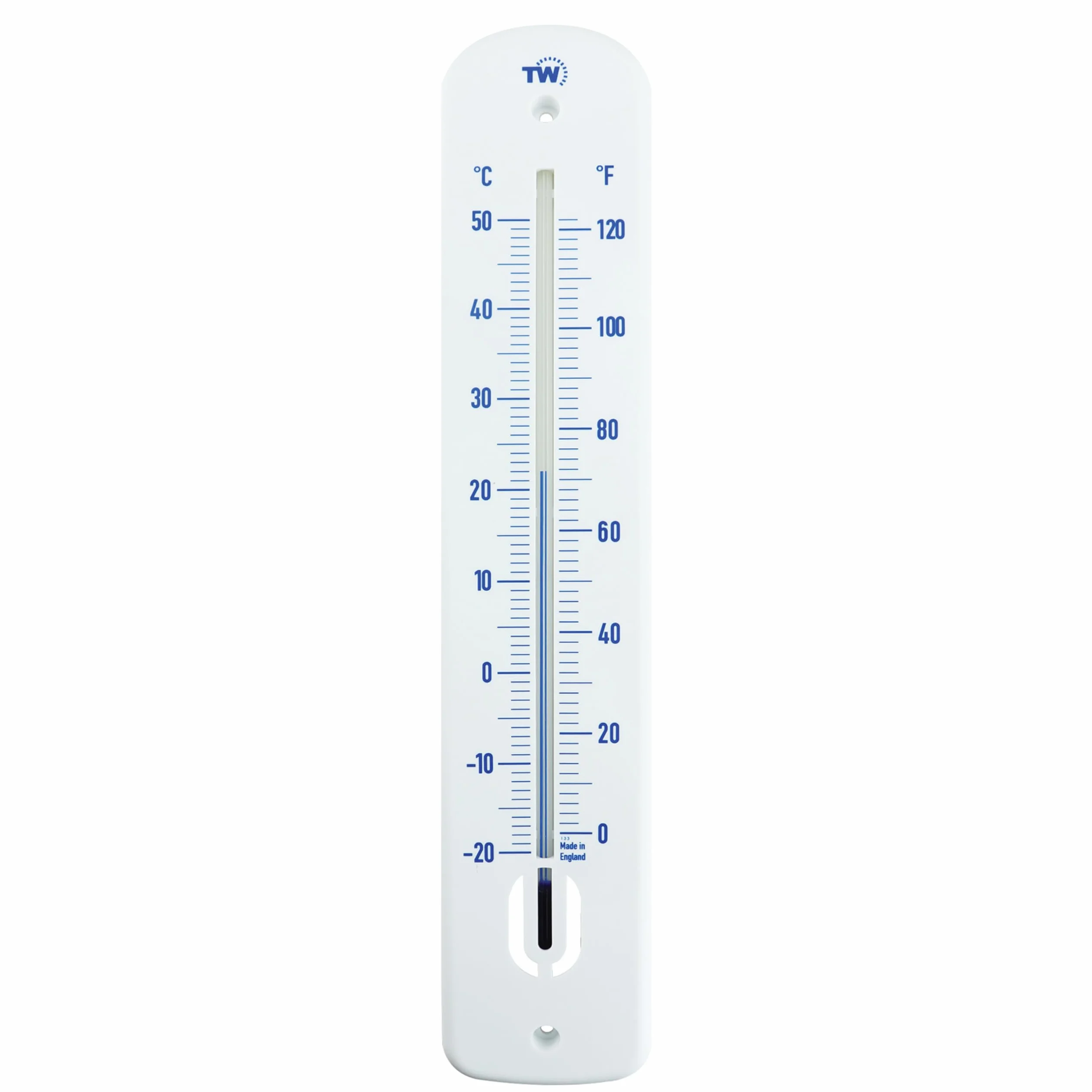 Grand thermomètre extérieur jardin 380 mm pour serre, patio, terrasse