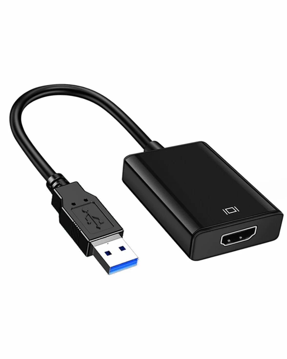 Adaptateur USB vers HDMI 3.0 1080p pour Ordinateur PC Moniteur Projecteur HDTV Windows Mac