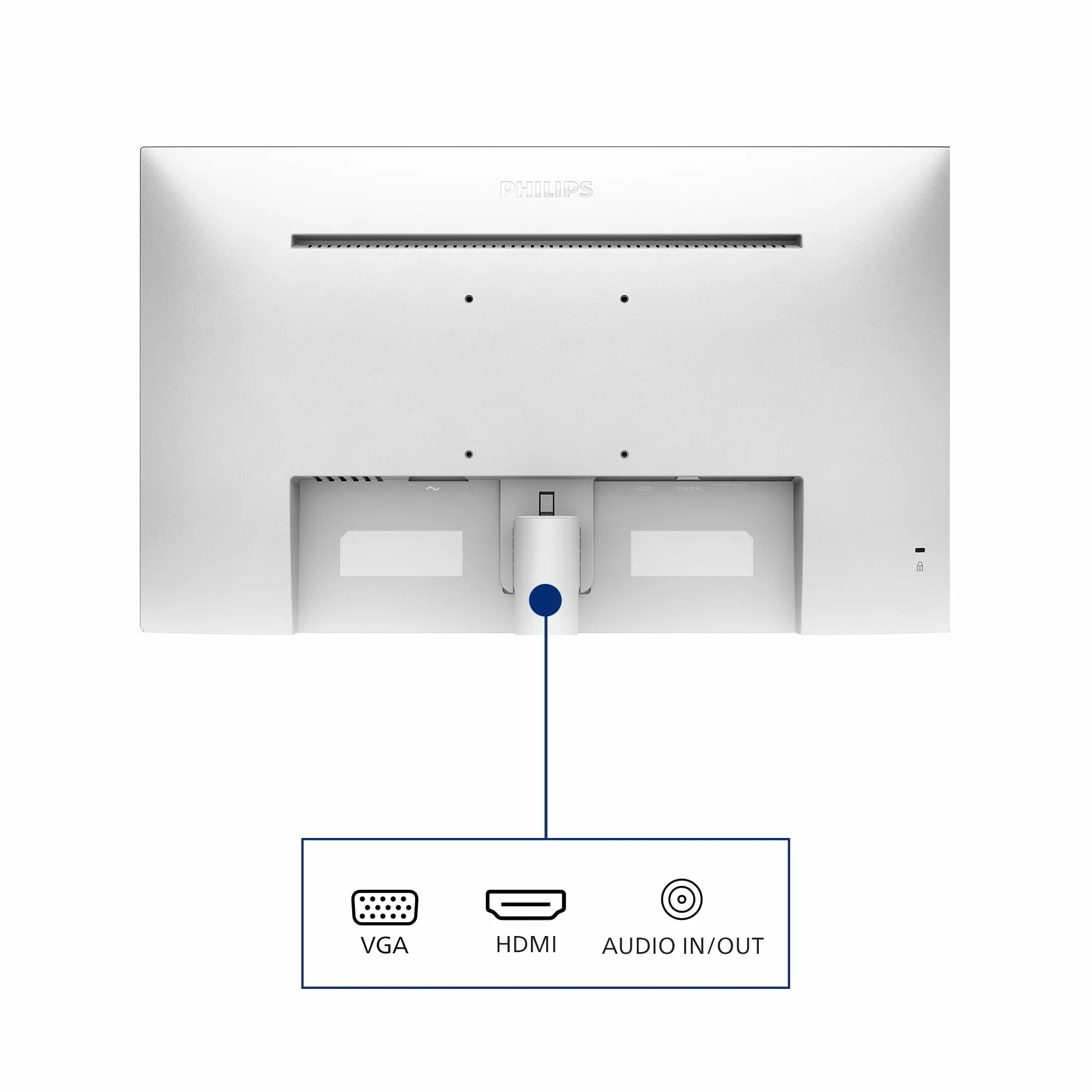 Philips 271V8AW Moniteur Full HD 27 Pouces 1920x1080 100 Hz HDMI VGA Blanc