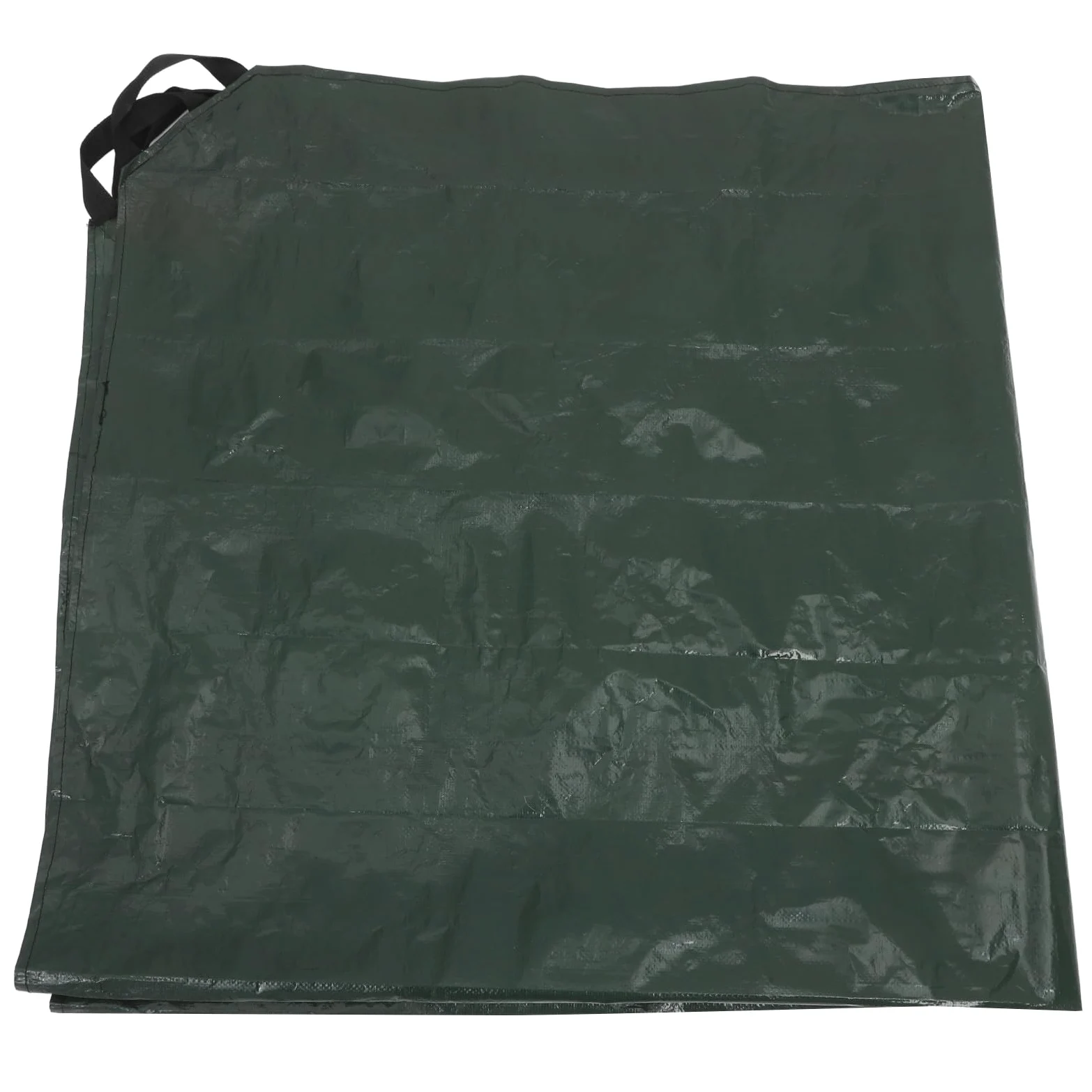 GALPADA Bâche de Jardin Pliable et Paquet de Bâche Paysagère Vert pour Ramassage des Déchets de Jardin, Grosse Capacité, Matériau Tissé Pe Solide avec Poignées Faciles à Transporter