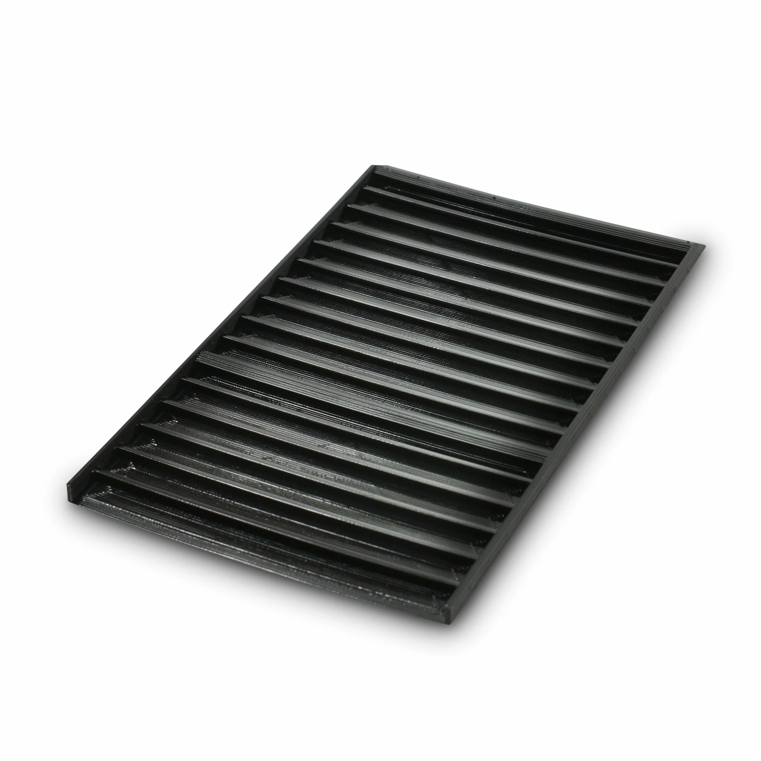 Tapis de Lavage d'or en Caoutchouc Noir découpable pour Sluice Box