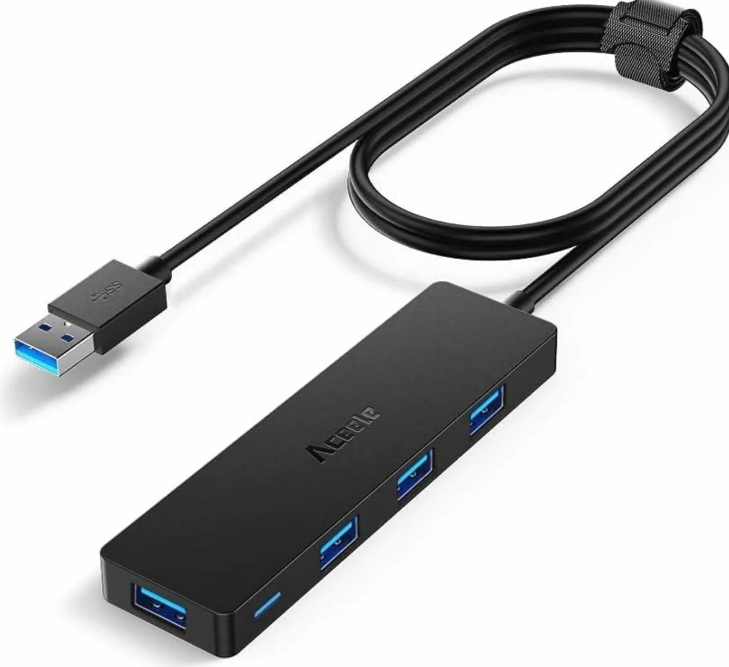 Aceele Hub USB 3.0 4 Ports 120cm pour Macbook, PC