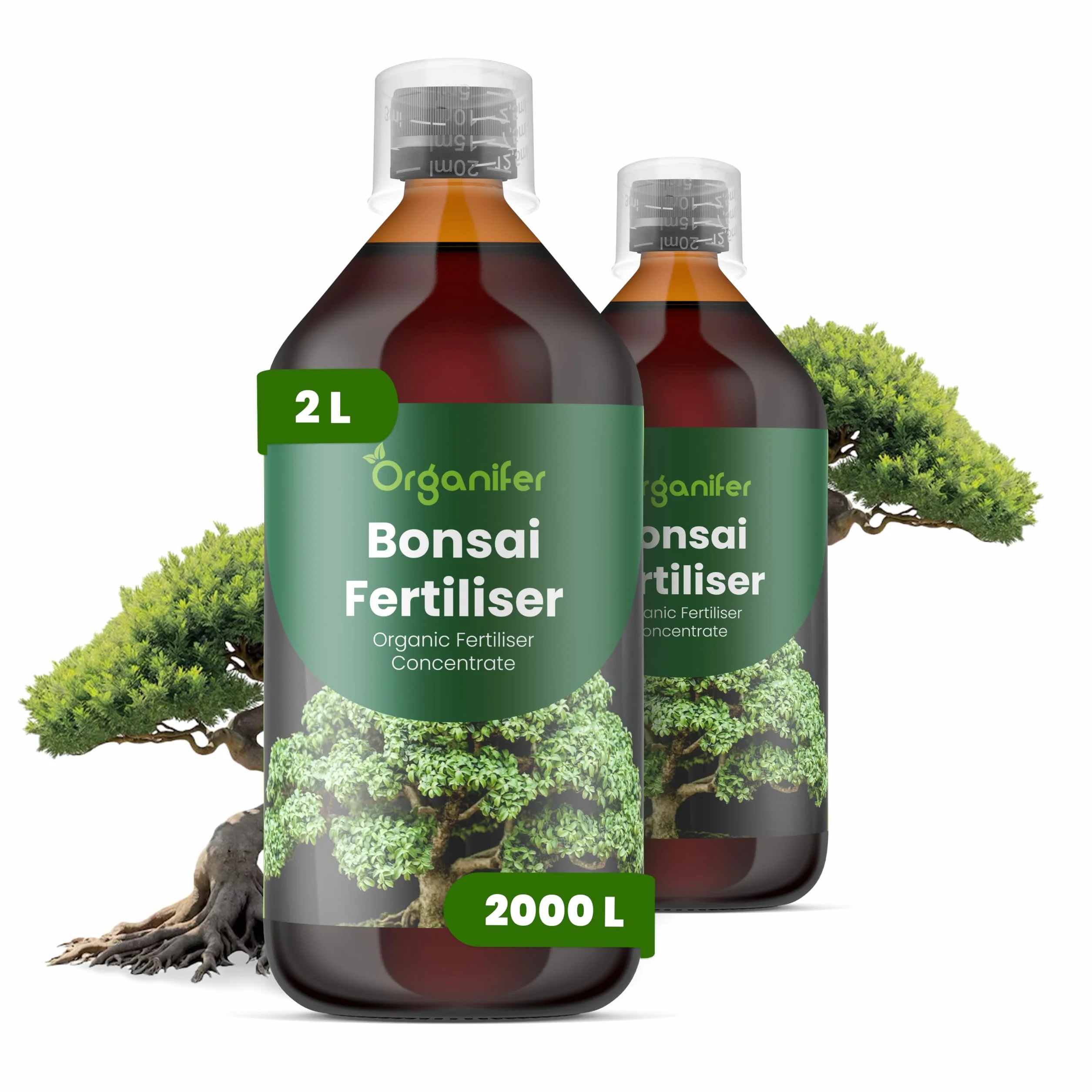 Engrais Liquide Organique pour Bonsaï 2x1L Favorise Racines et Vitalité