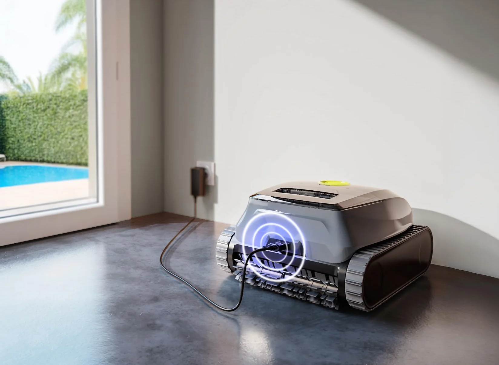 Zodiac Freedom Lite Robot de Piscine sans Fil avec Batterie au Lithium, Nettoyage Sol Parois Ligne d'Eau, Double Filtration 3 Heures