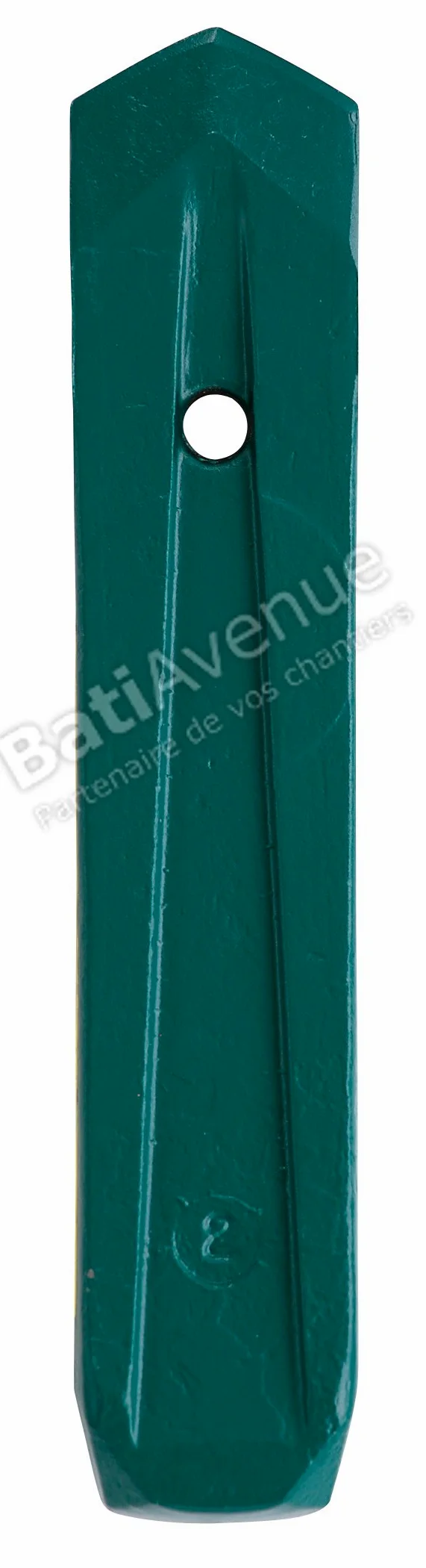 Leborgne Coin éclateur Sécuri-T, Surface de frappe en polymère, Forme hélicoïdale, Acier forgé trempé, 2,3 kg & Coin à bois, Bout pointu, Acier forgé trempé, Pour bois dur et noueux, 1,5 kg