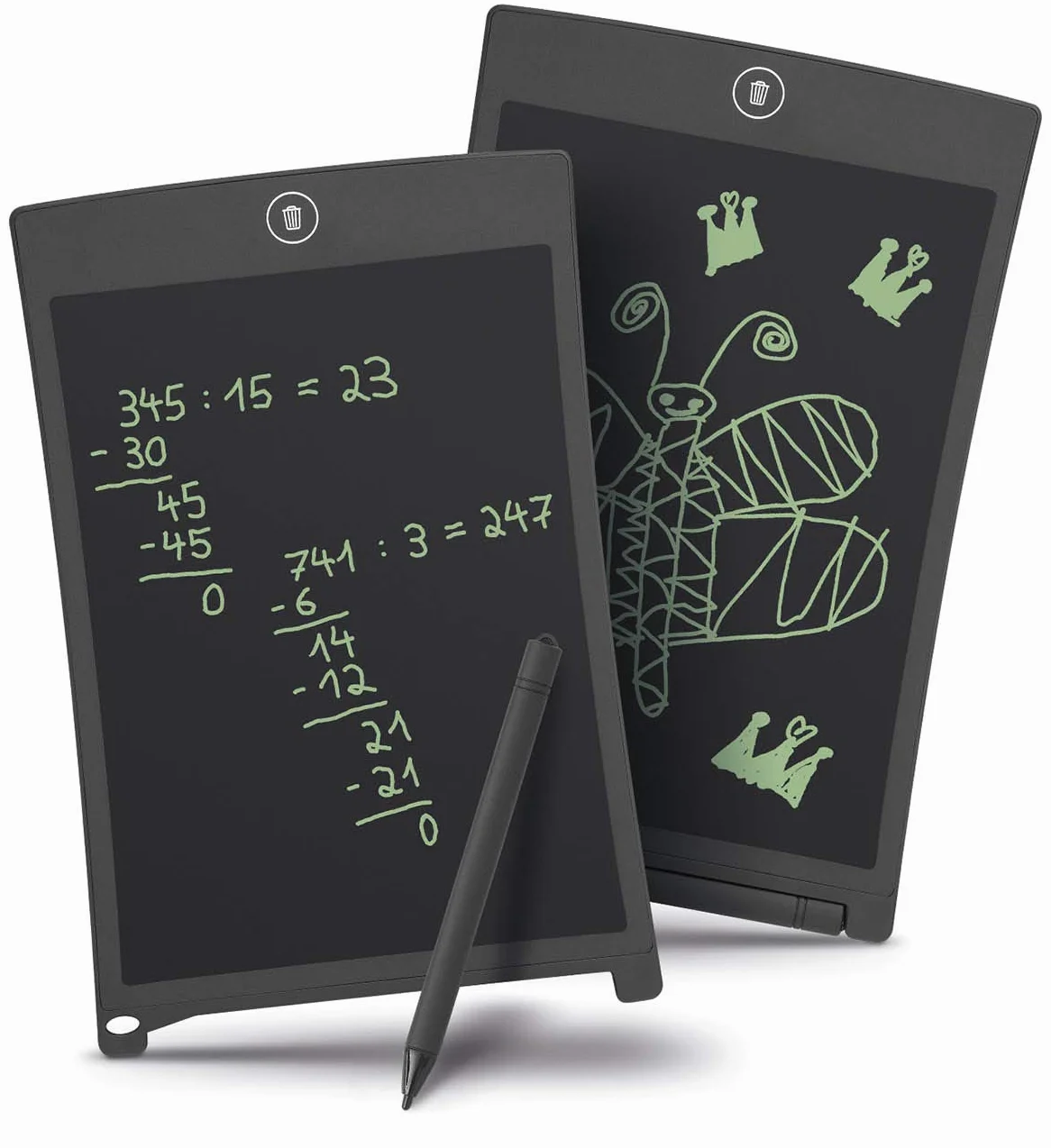 Wedo Tableau d'Écriture et de Dessin Lcd 14,3 x 0,4 x 21,9 cm Noir