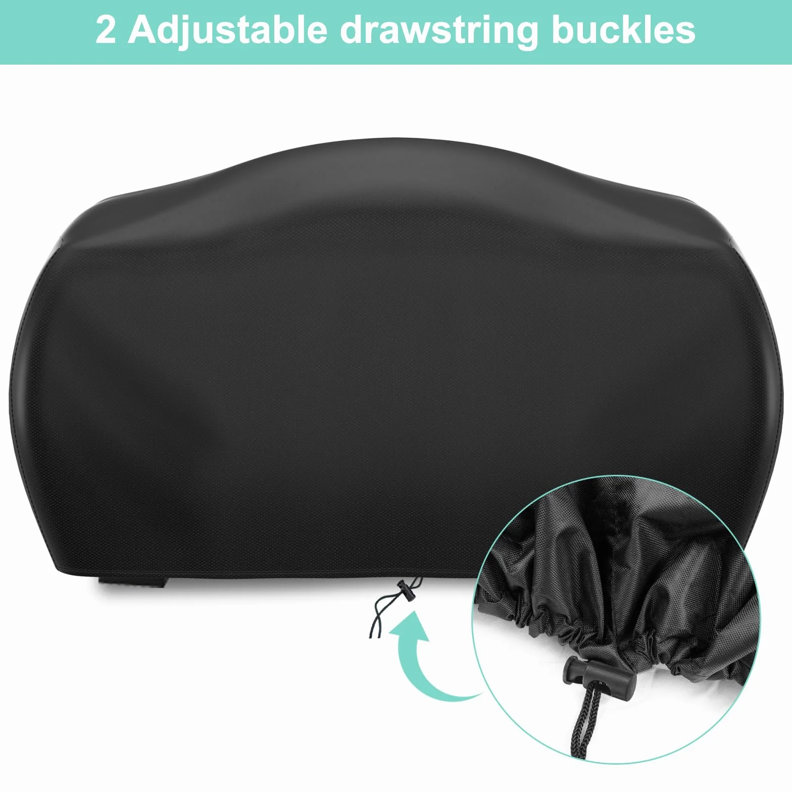 Housse de Gril Ninja Woodfire OG701EU Oxford étanche à la poussière 24"×19"×13" avec Bande élastique
