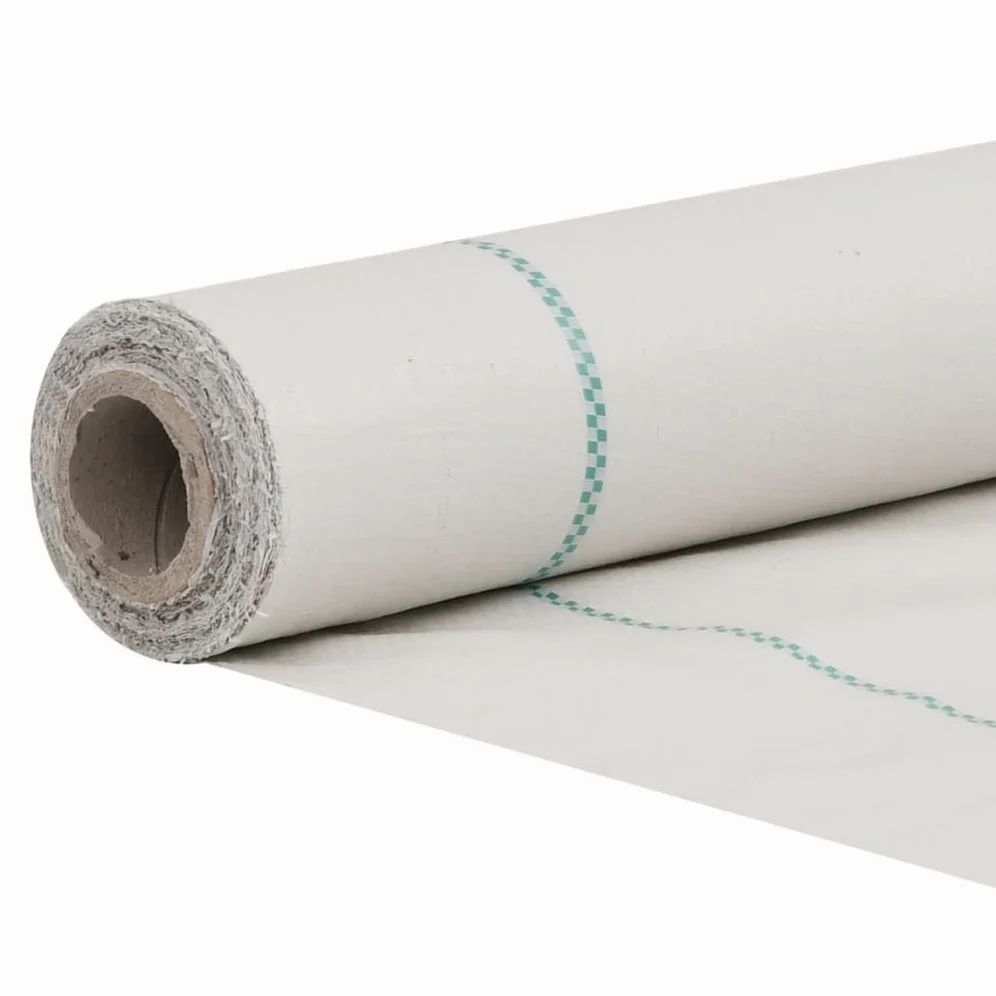 Membrane Anti-Mauvaises Herbes Blanche 4x50 m en polypropylène stabilisé UV, géotextile perméable à l'eau et à l'air pour Jardin, terrasse, allée, Potager, Protection des Plantes