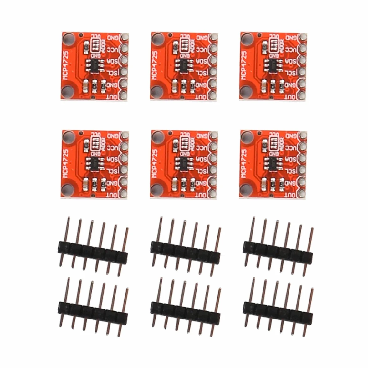 Namvo MCP4725 Carte de développement DAC I2C 12 Bits pour génération de tonalité