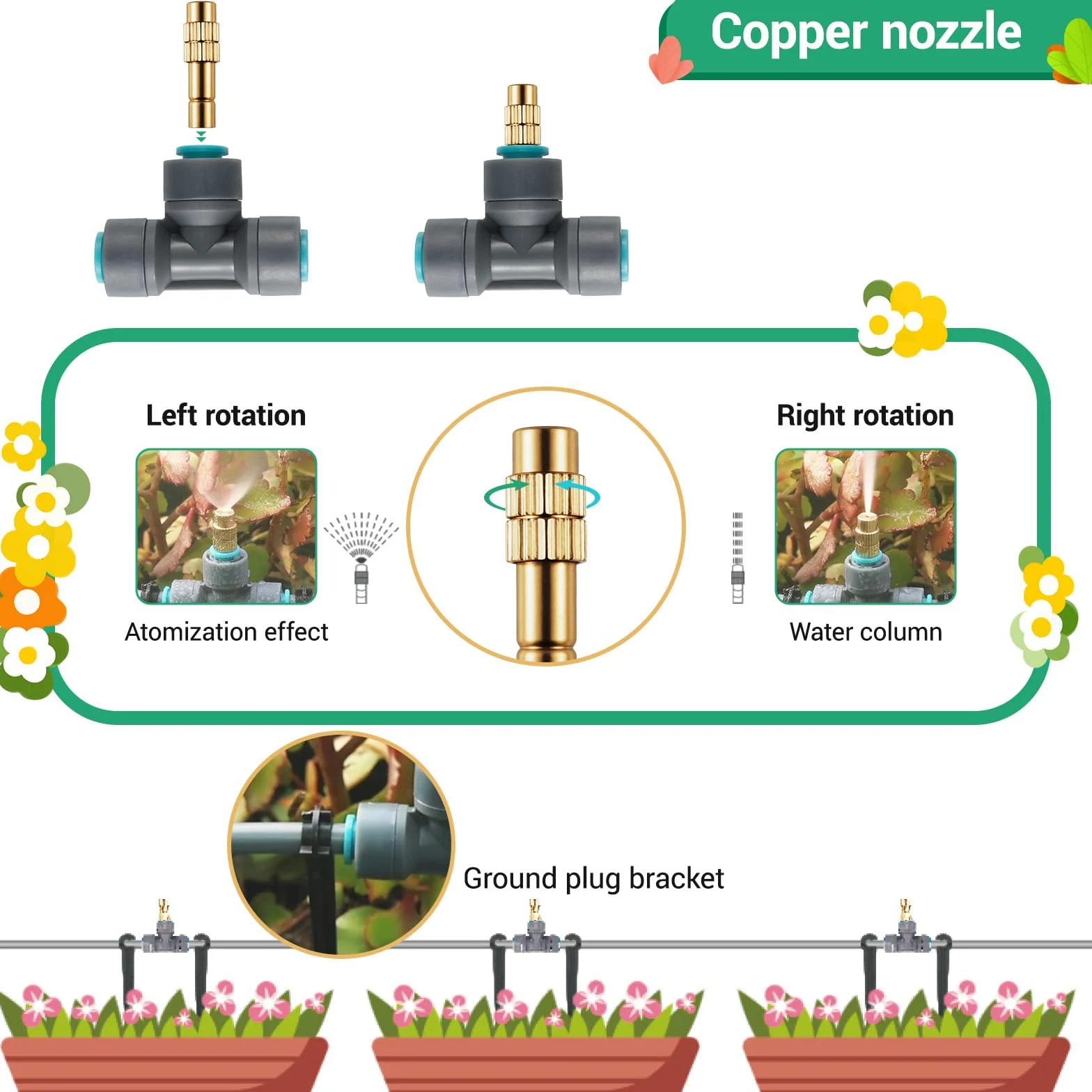 Système d'Irrigation Jardin 20M Tuyau avec Programmateur Arrosage Automatique 2 Voies, Minuterie d'arrosage Retard de Pluie, Kit Arrosage Micro Irrigation Goutte à Goutte pour Pelouse et Jardin