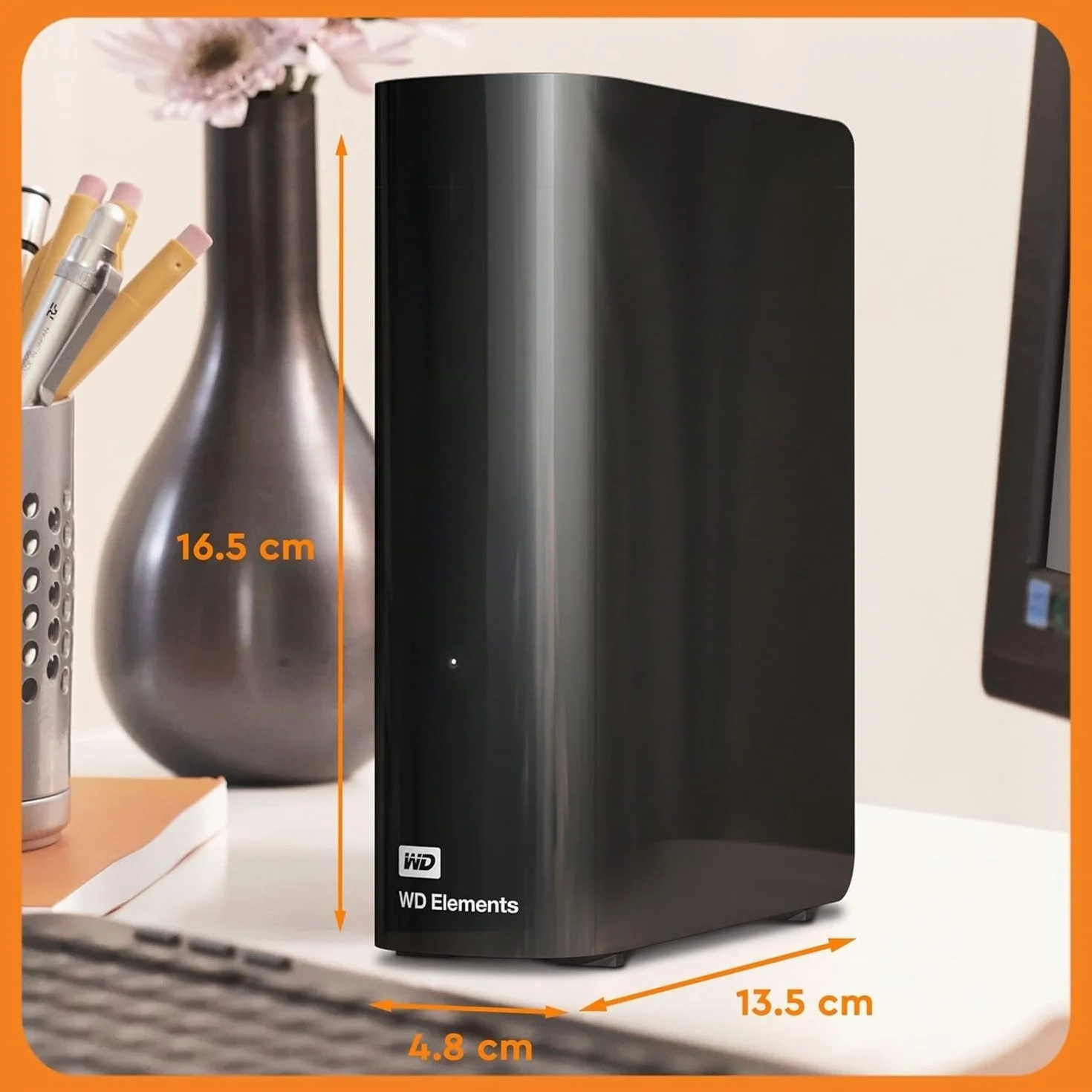 WD 10 To Elements HDD de bureau, USB 3.0, noir