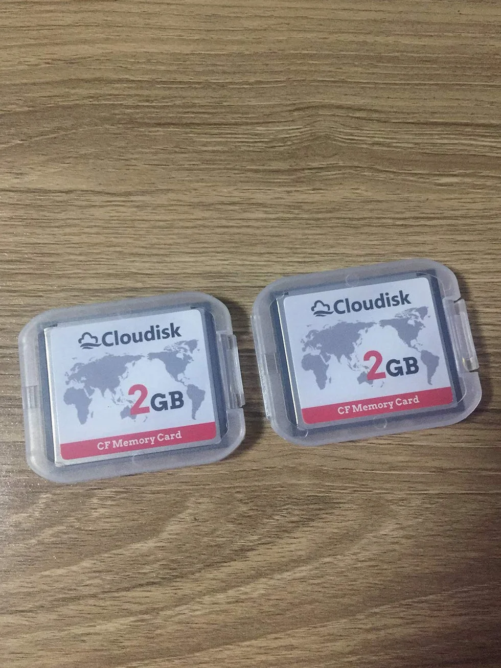 CompactFlash CF 2.0 2GB 2 Cartes pour Appareil Photo Reflex Numérique