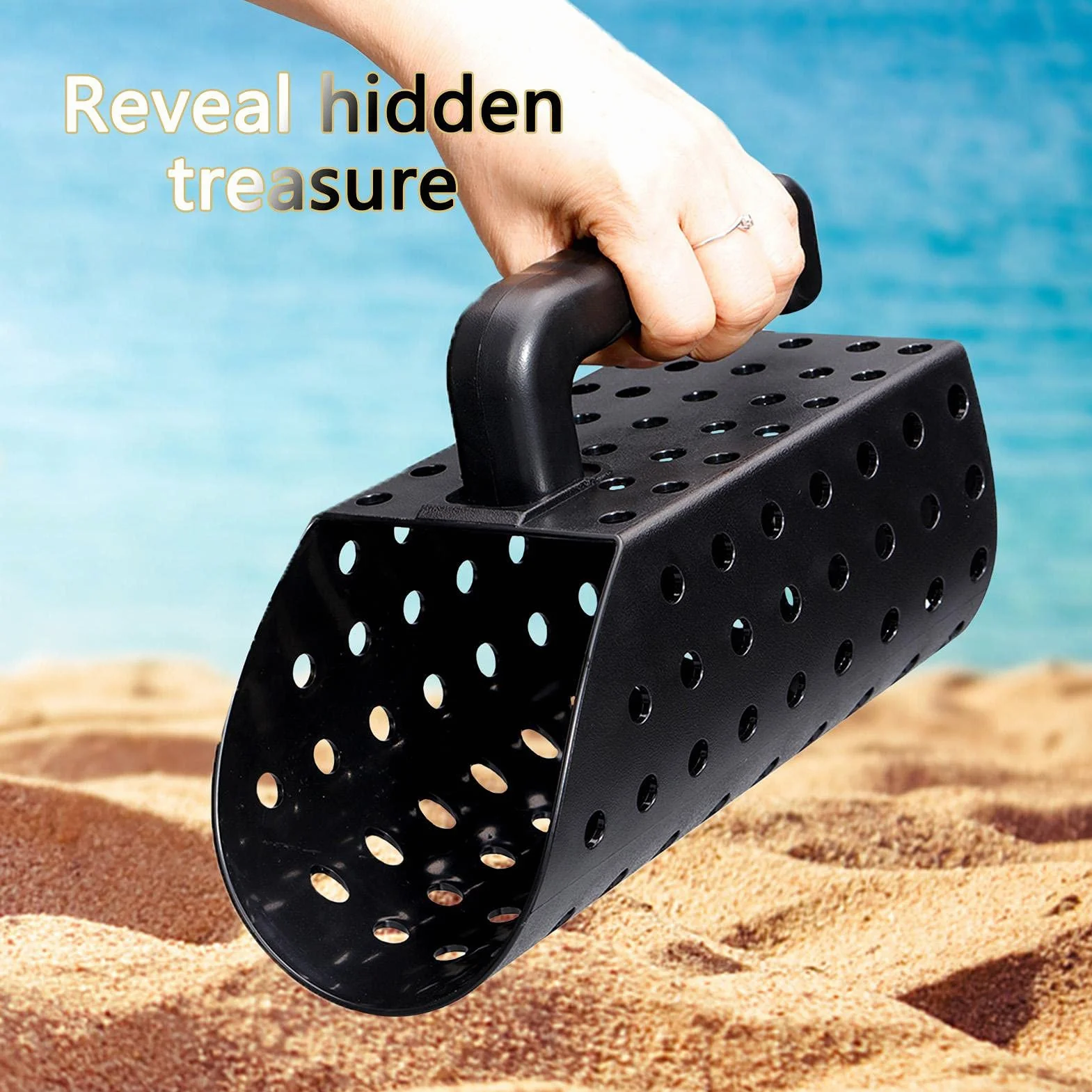Kit d'accessoires de détecteur de métaux 2 pièces Cuillères à sable et pelle