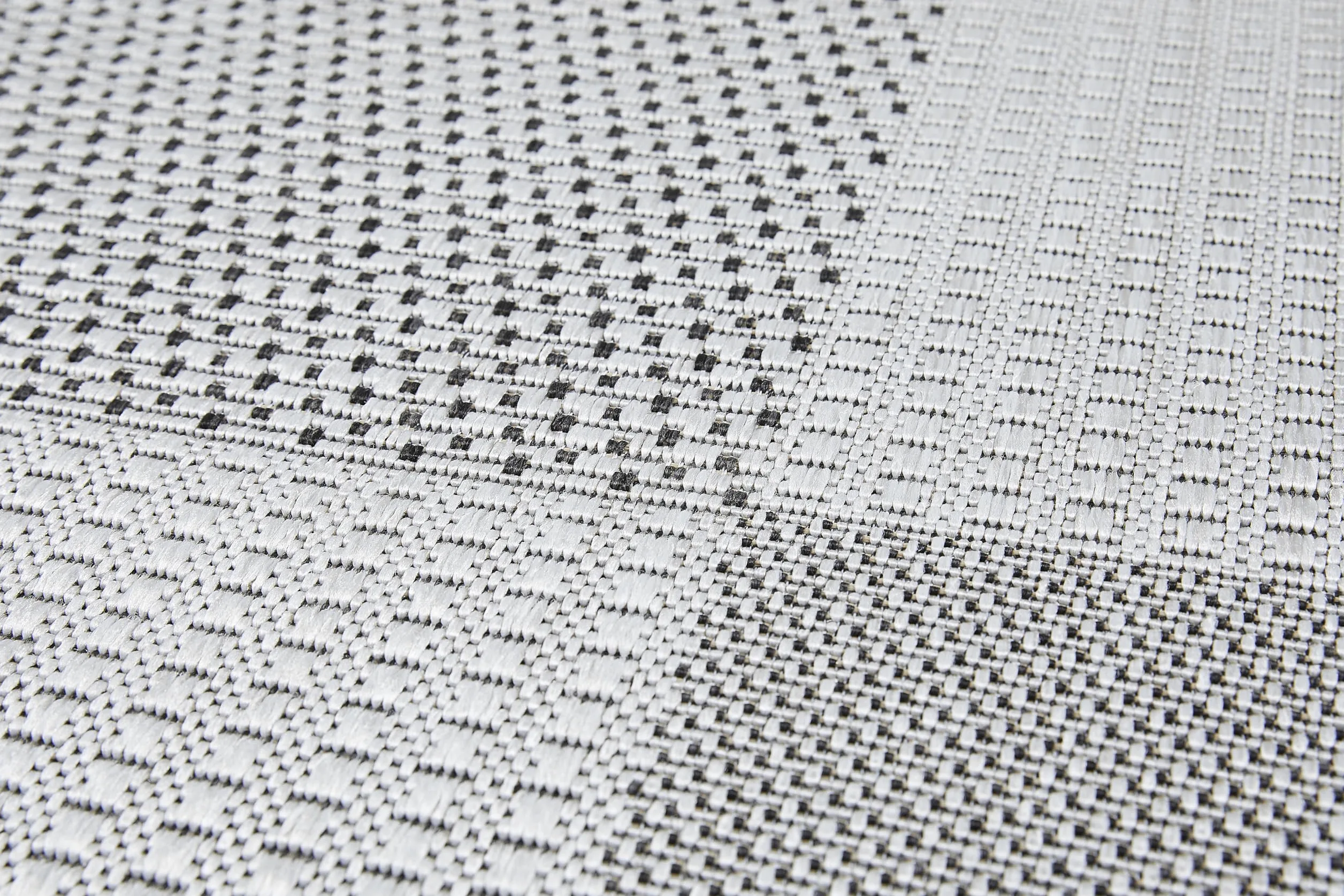 andiamo Arizona Tapis d'intérieur et d'extérieur pour extérieur, Tapis tissé pour la terrasse et Le Balcon, 200 x 290 cm, Gris Anthracite