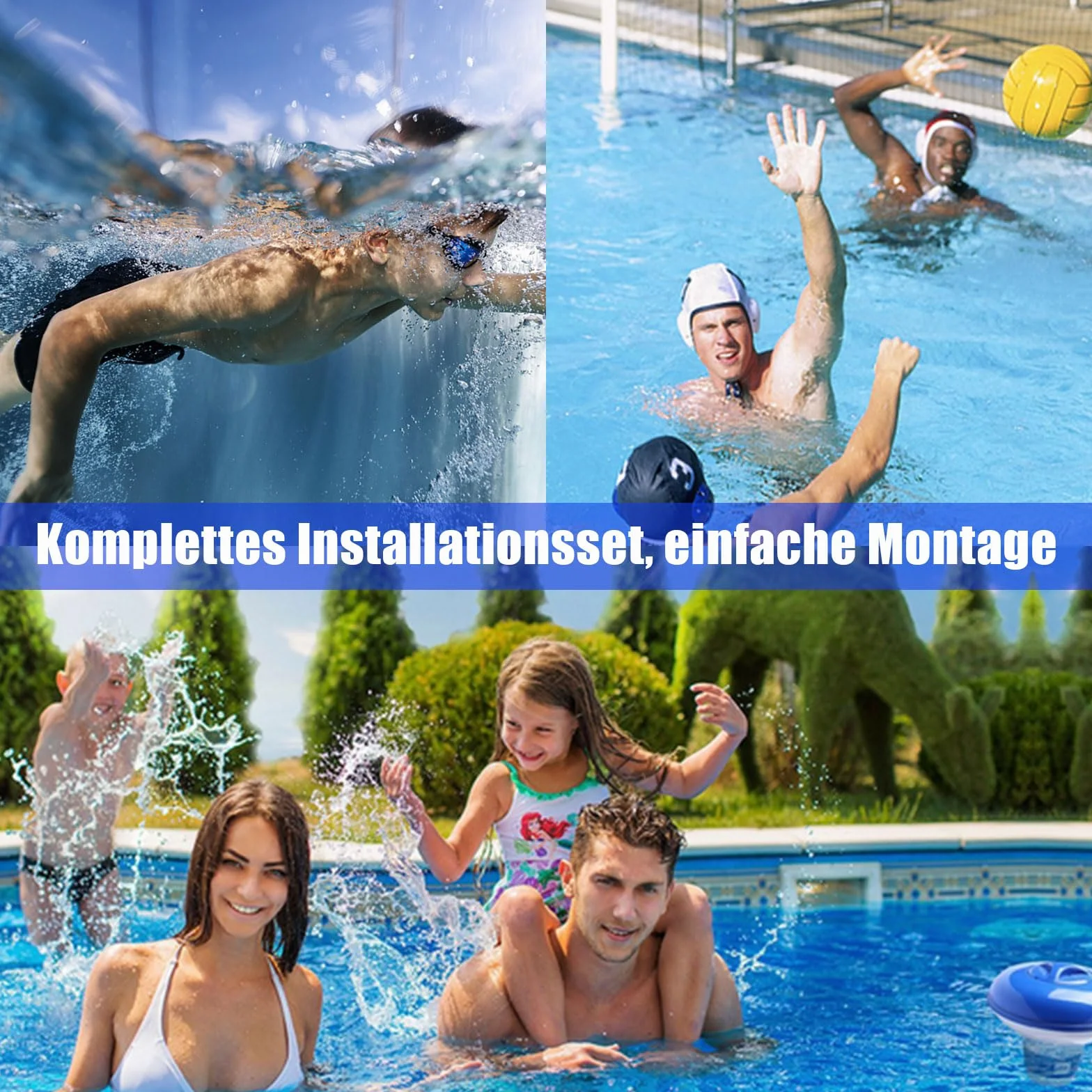 Buse de remplissage de piscine 32 mm, rotative 360°, diamètre 32/38, kit accessoires pour piscine hors-sol Bestway Intex