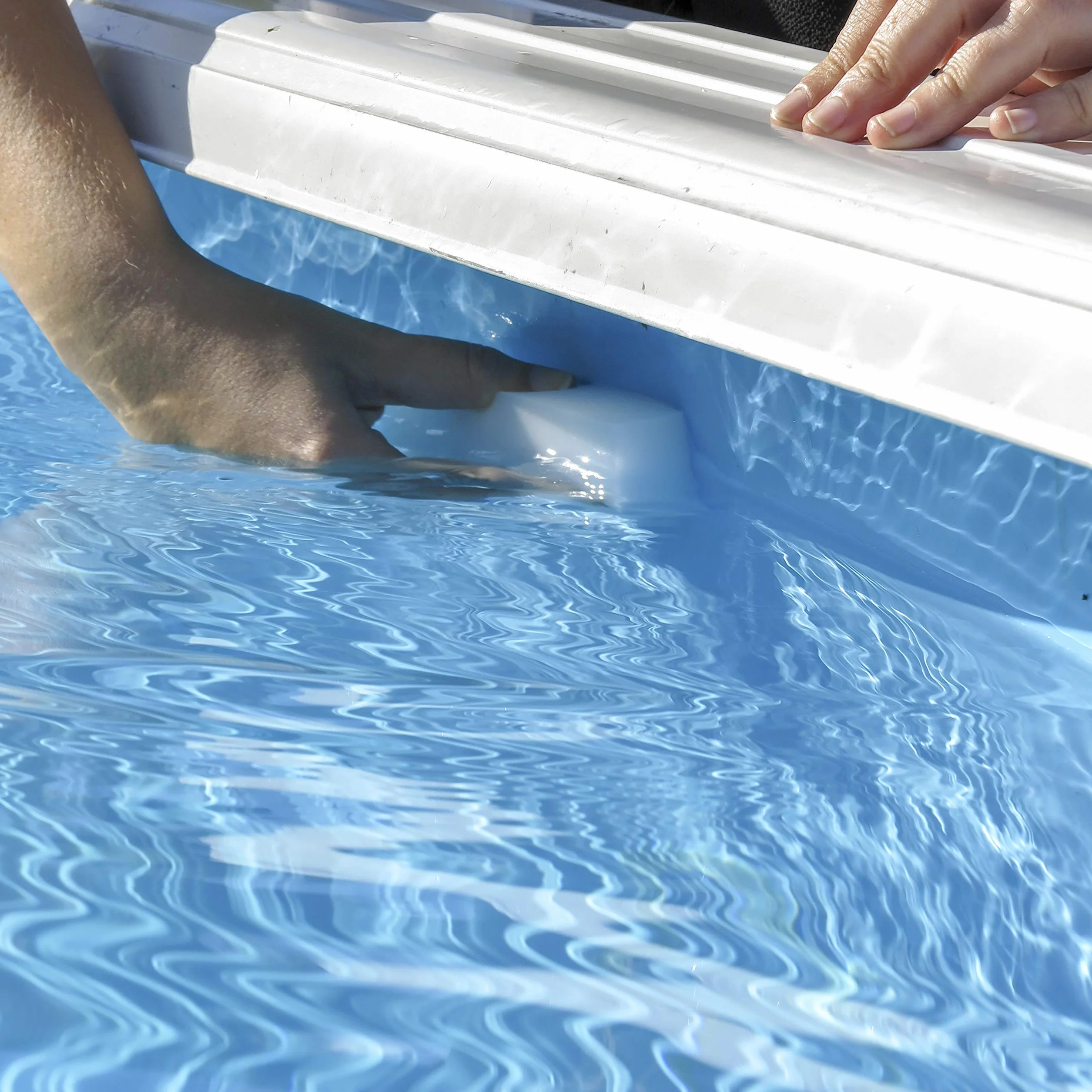 Éponges magiques de nettoyage pour piscine Ligne d'eau Lot de 4